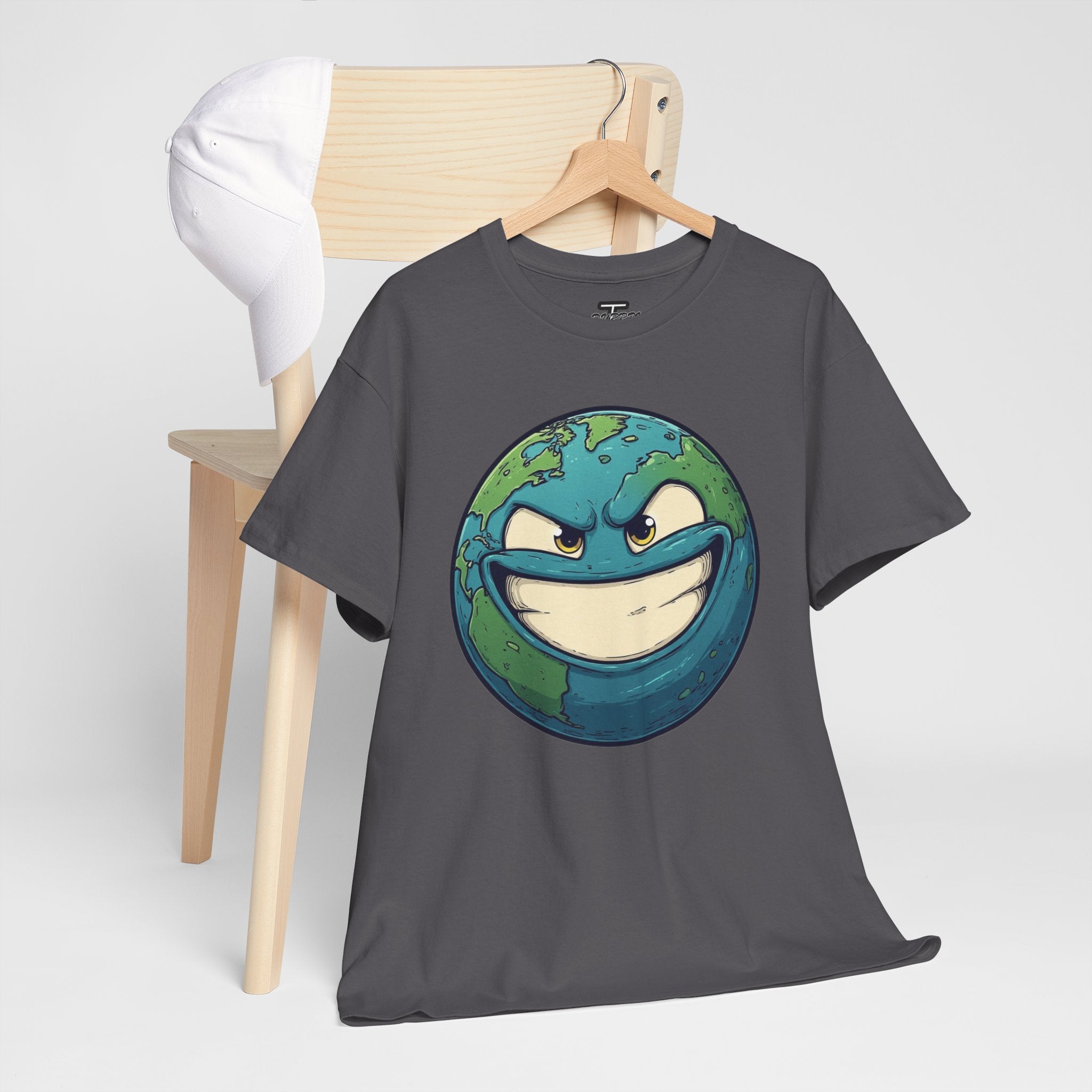 "Smirking Earth" Graphic Tee