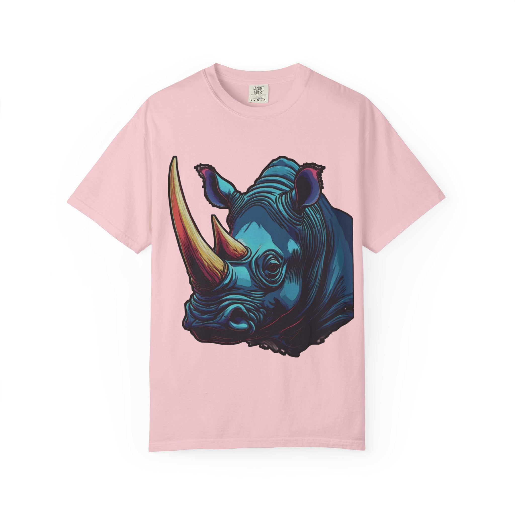 "Rhino Head" Graphic T-Shirt — Bold Animal