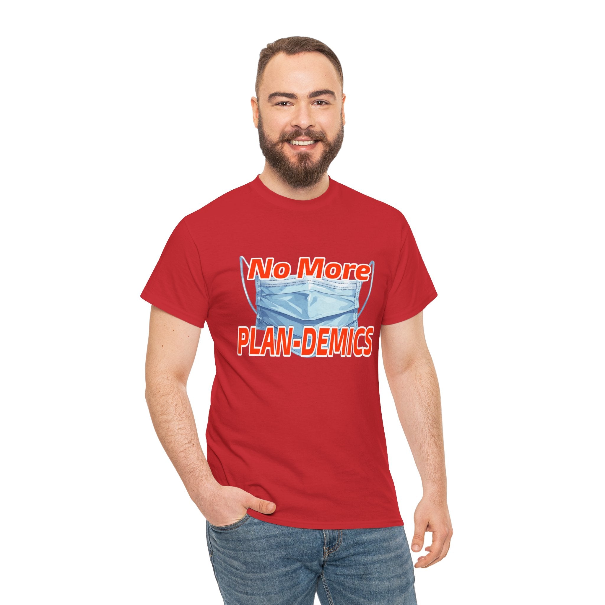 "No More PLAN-DEMICS" Mask Protest Graphic Tee