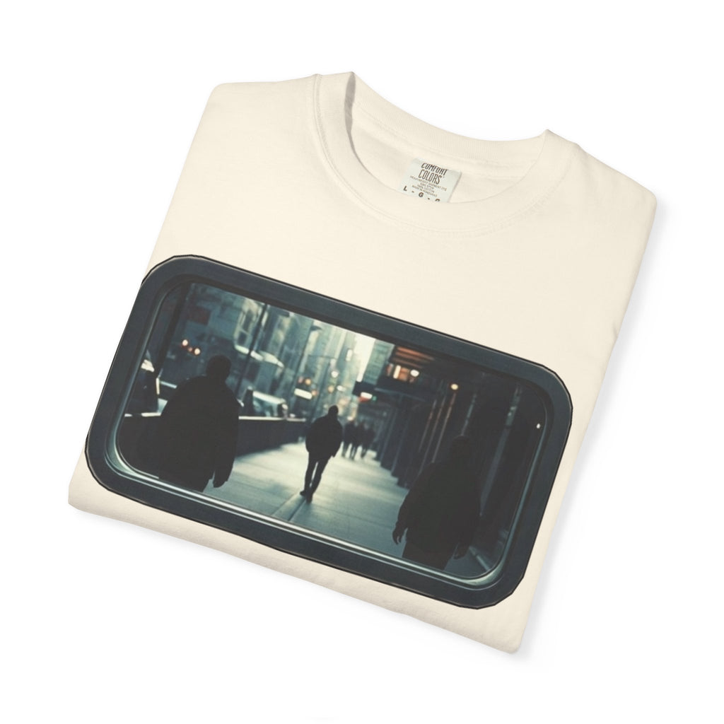 "Outside My Window" Urban Night Commuter Graphic Tee