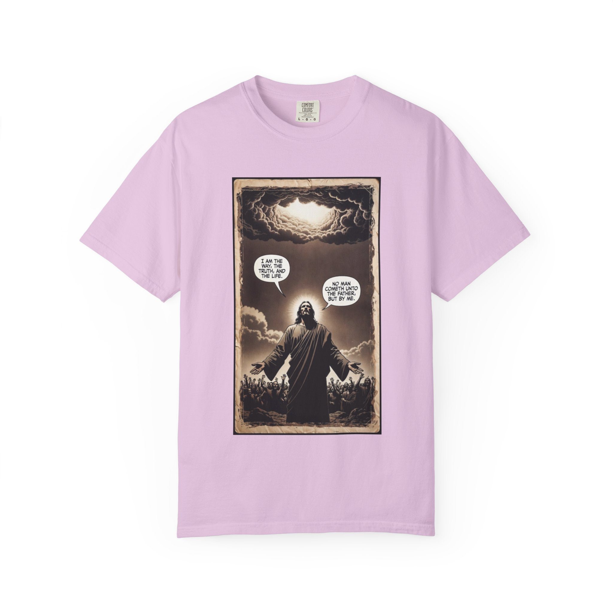 Jesus Comic Panel "I Am The Way" Graphic Tee