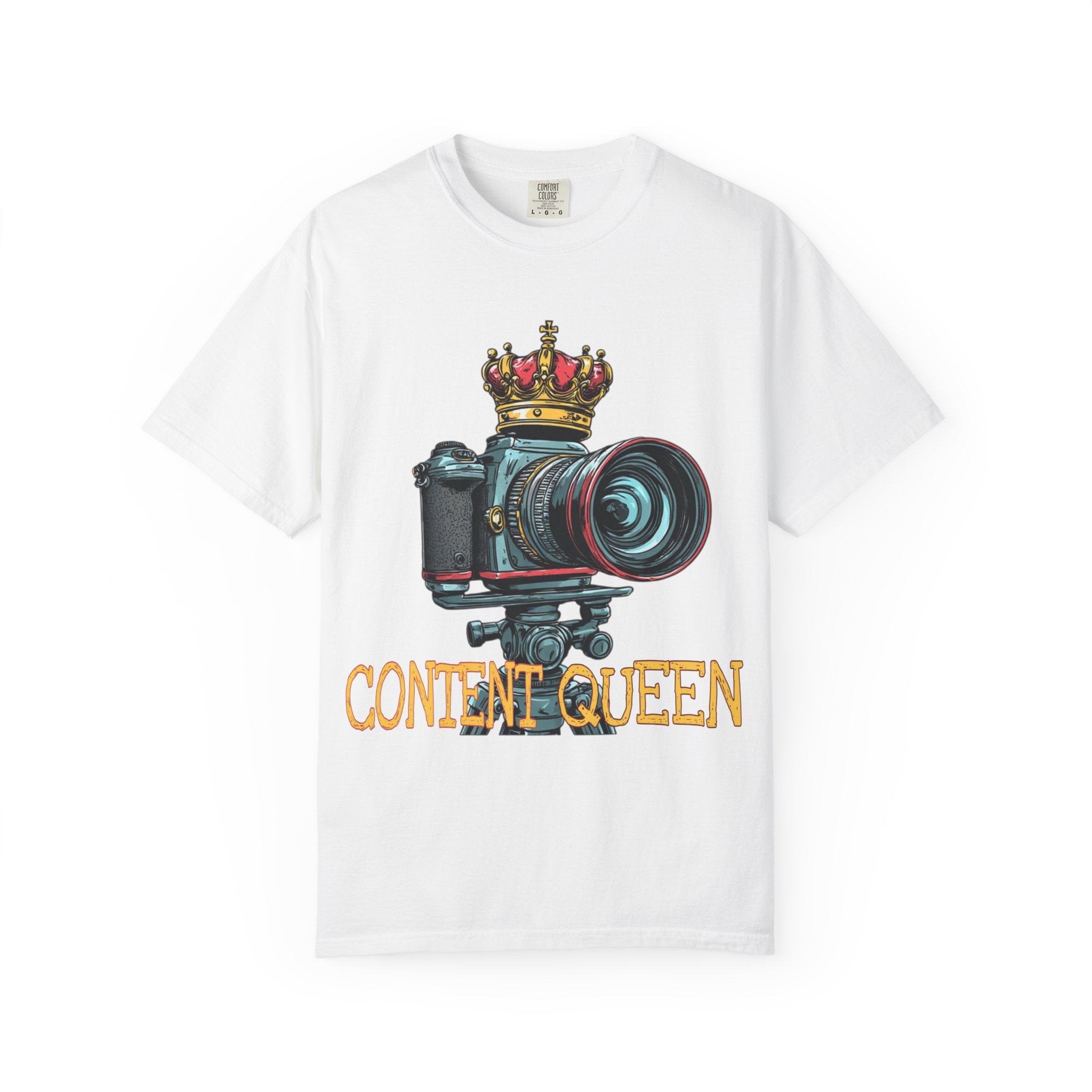 "Content Queen" Camera Graphic Tee