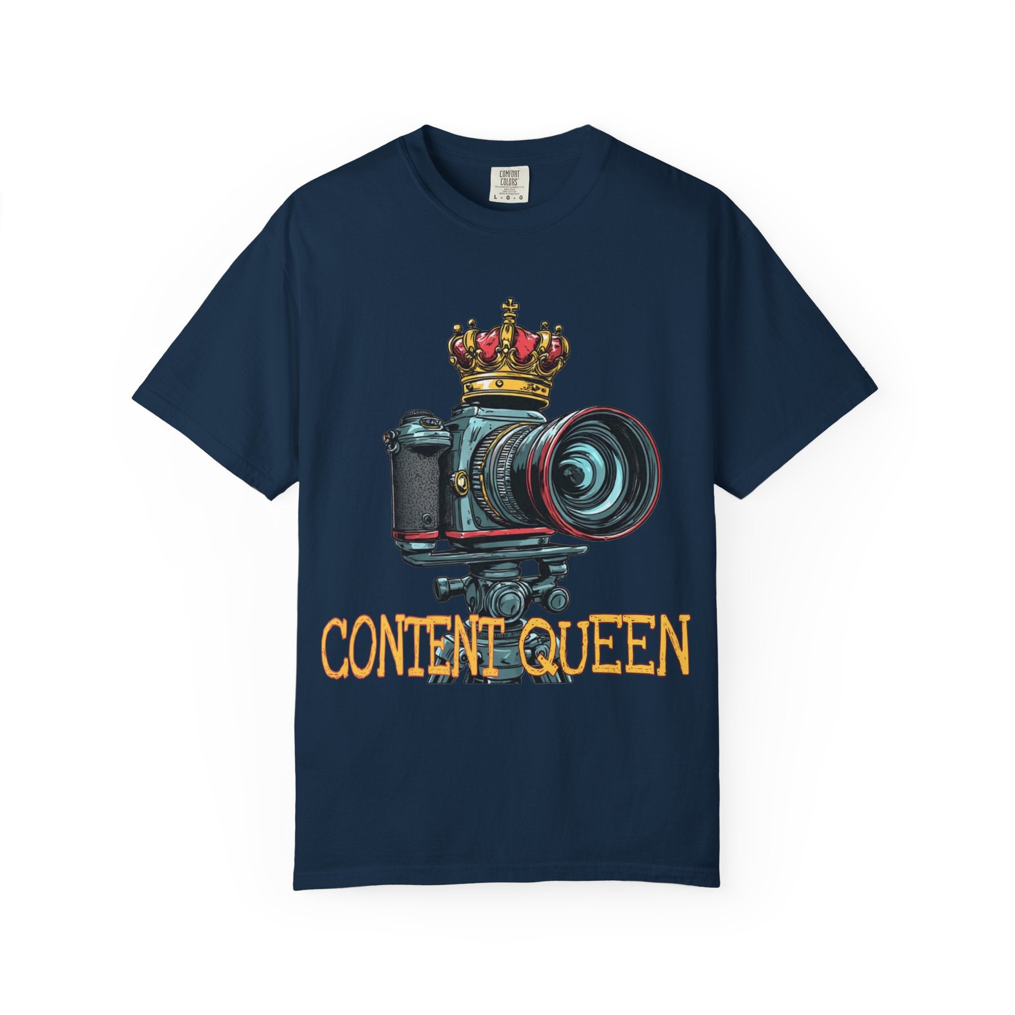 "Content Queen" Camera Graphic Tee