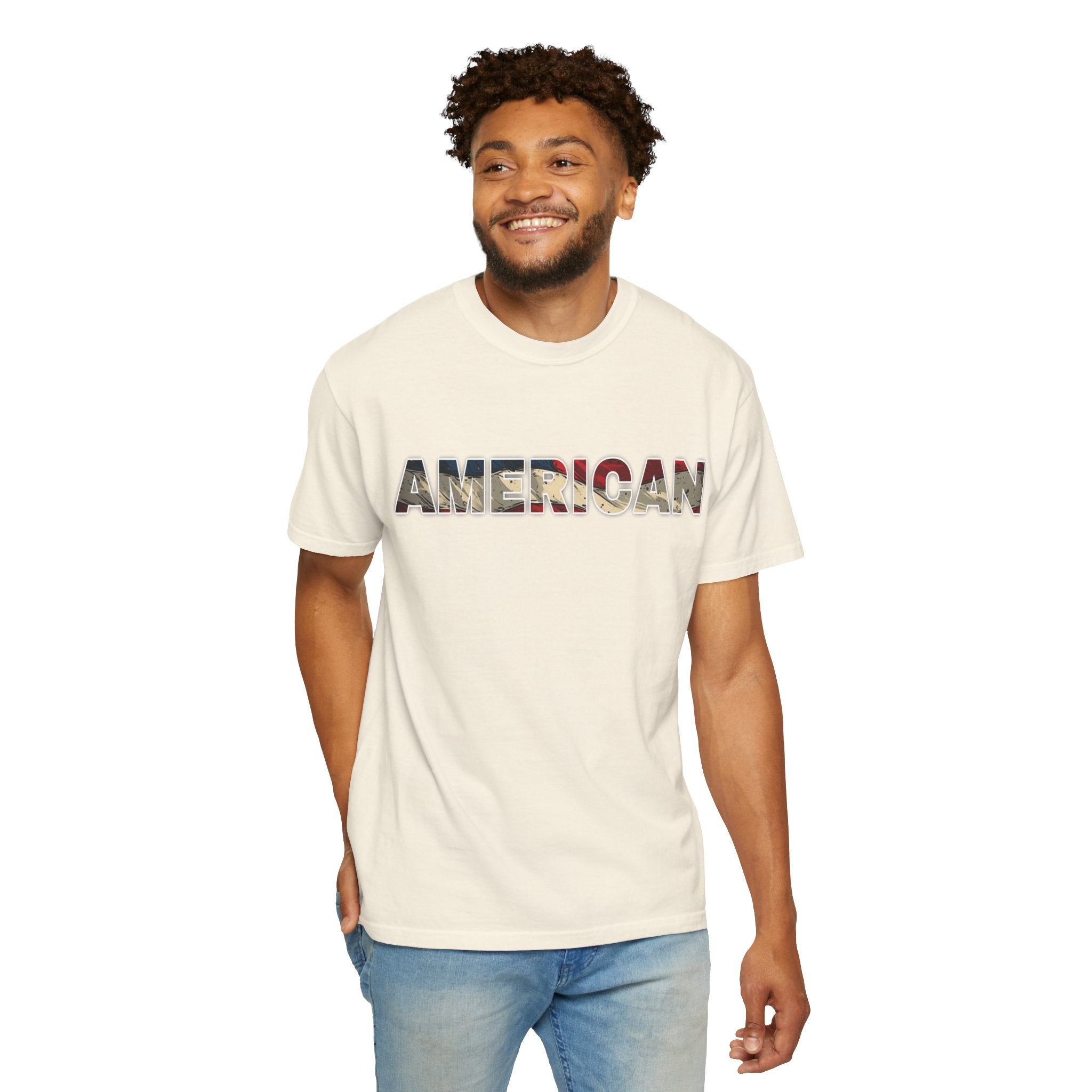 'AMERICAN' Patriotic Graphic Tee