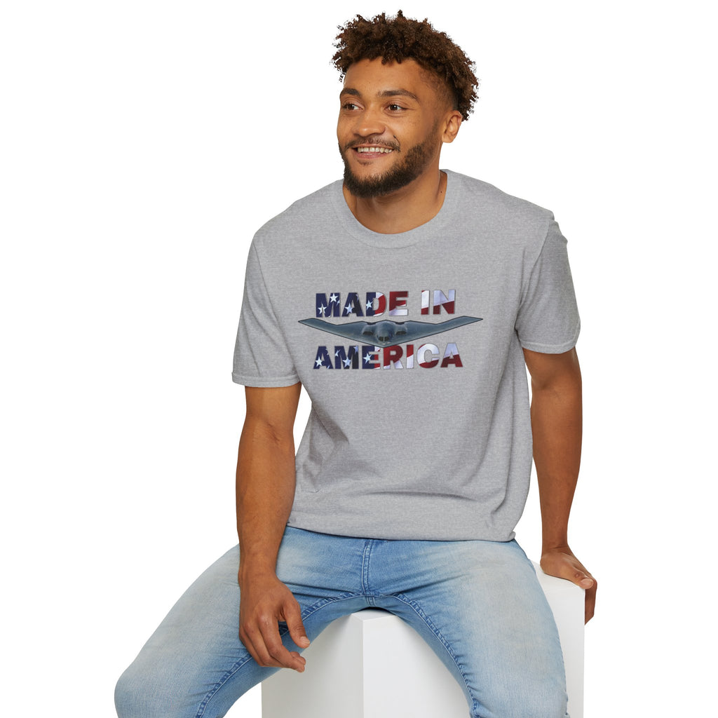 "Made In America" B2 Bomber America 250 Graphic Tee