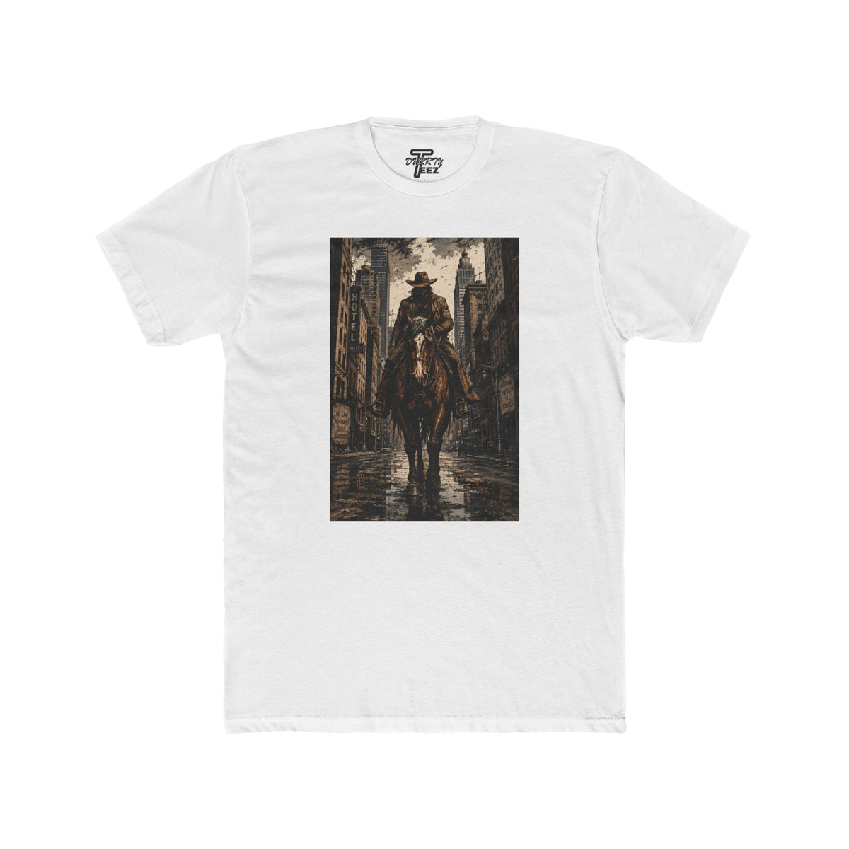"Urban Cowboy" (No Words) Vintage Western Cowboy City Graphic Tee