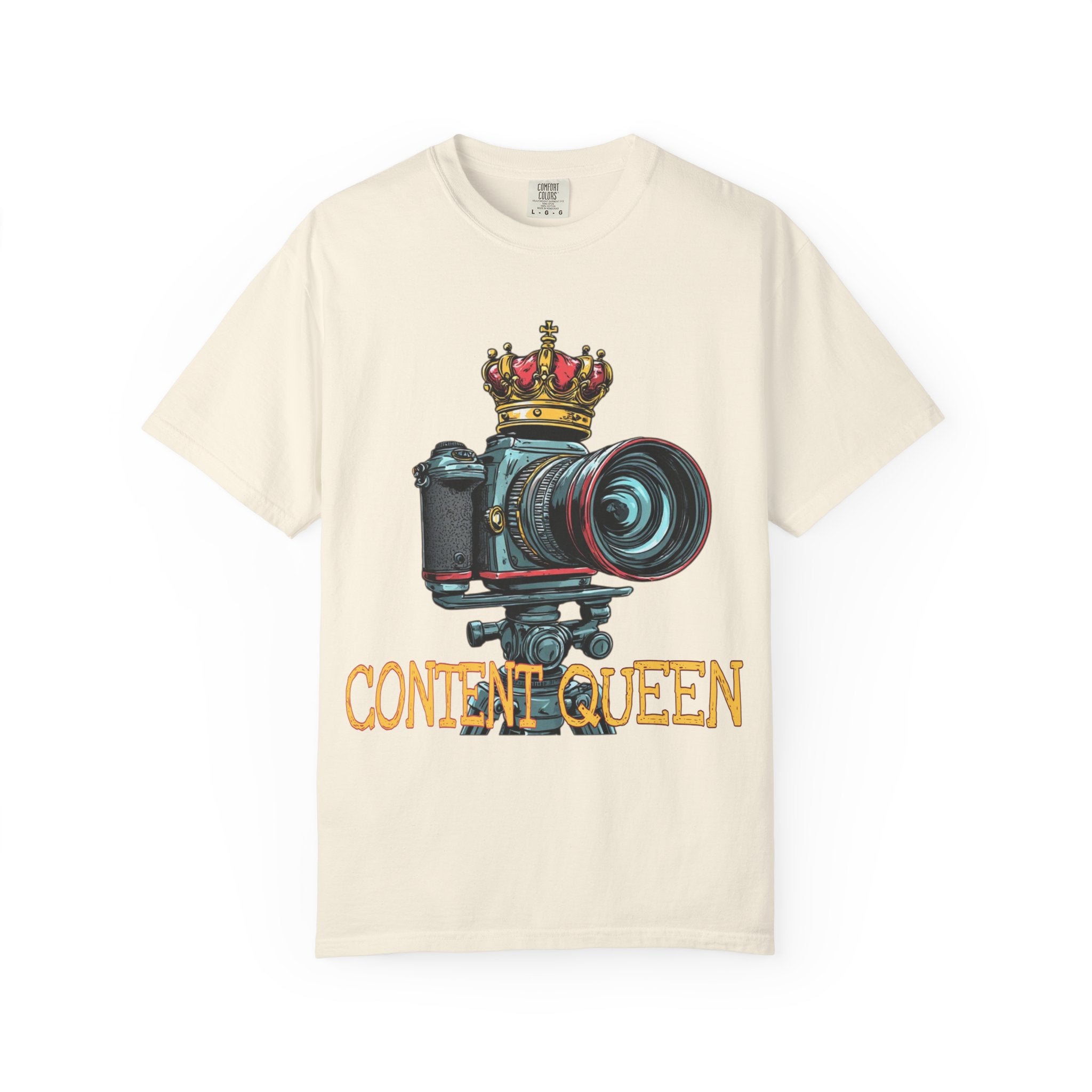 "Content Queen" Camera Graphic Tee