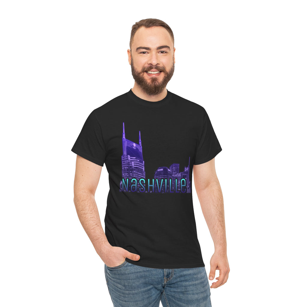 "Nashville Skyline" - Nashville Tennessee Graphic Tee