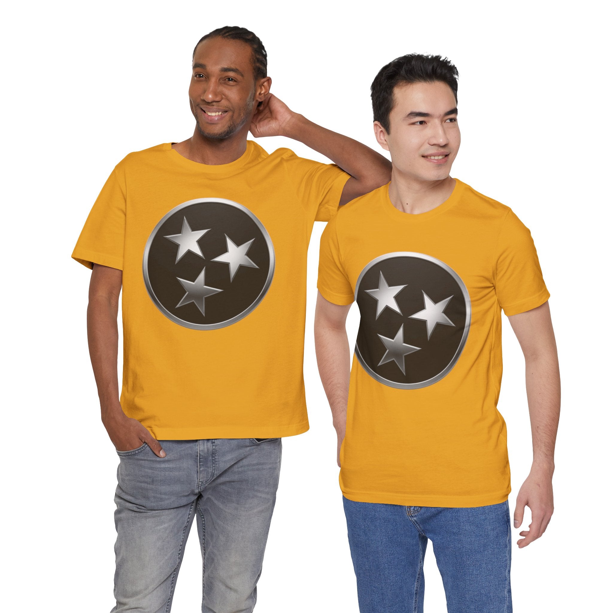 "Tennessee Pride" Metallic Black State Emblem Graphic Tee