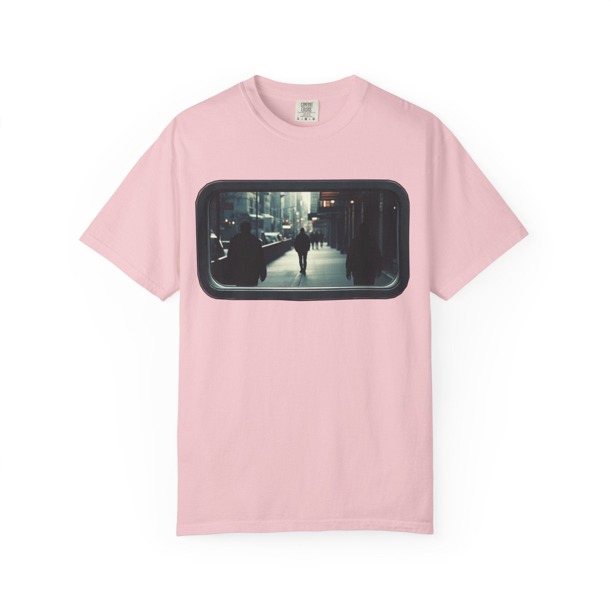 "Outside My Window" Urban Night Commuter Graphic Tee