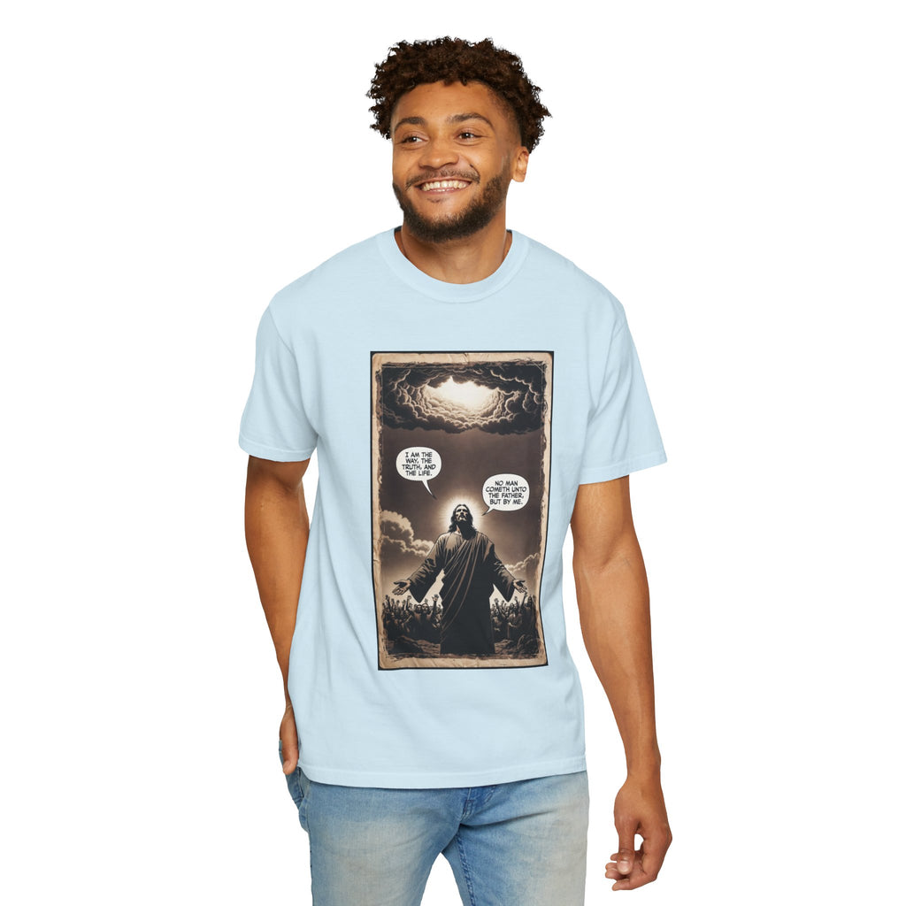Jesus Comic Panel "I Am The Way" Graphic Tee