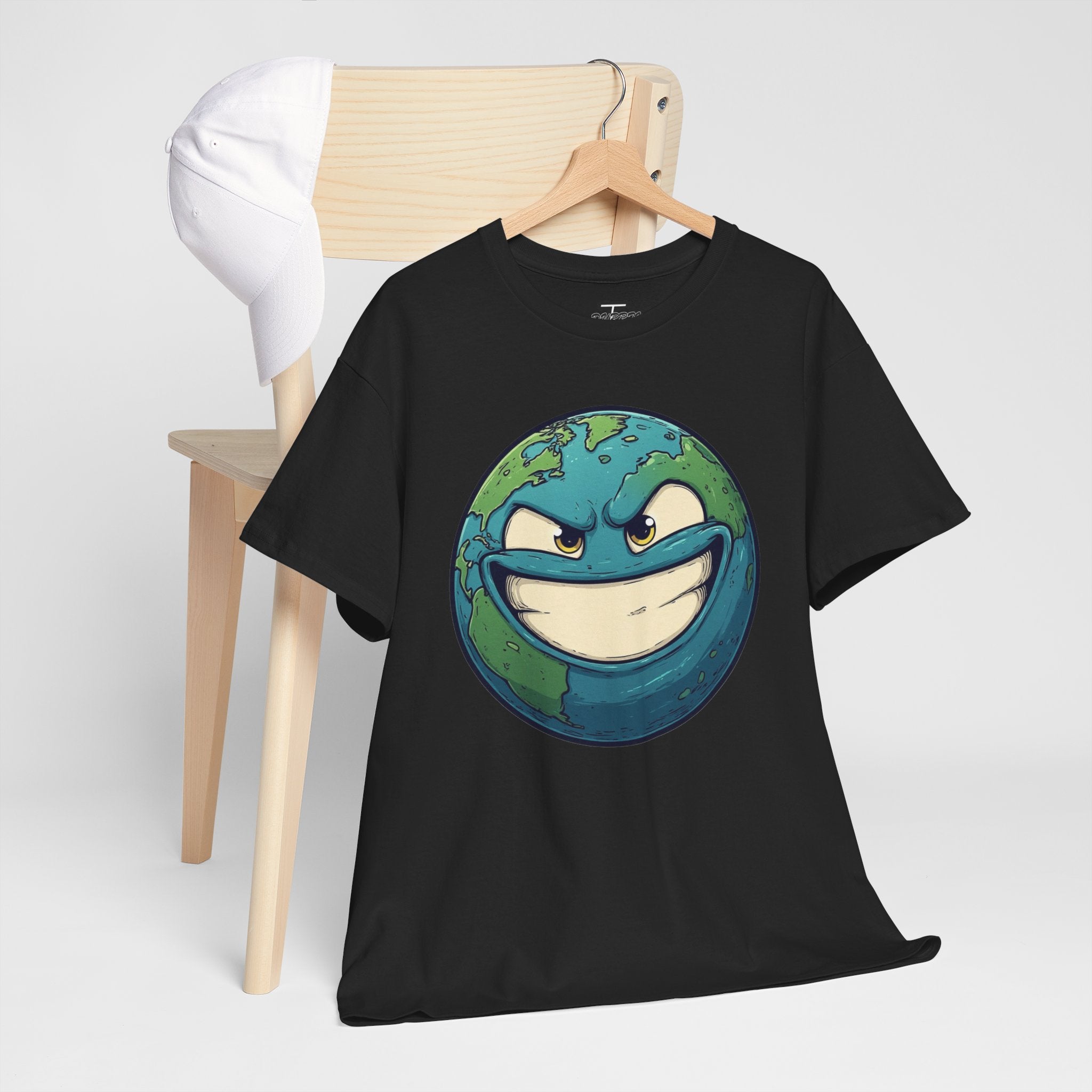 "Smirking Earth" Graphic Tee
