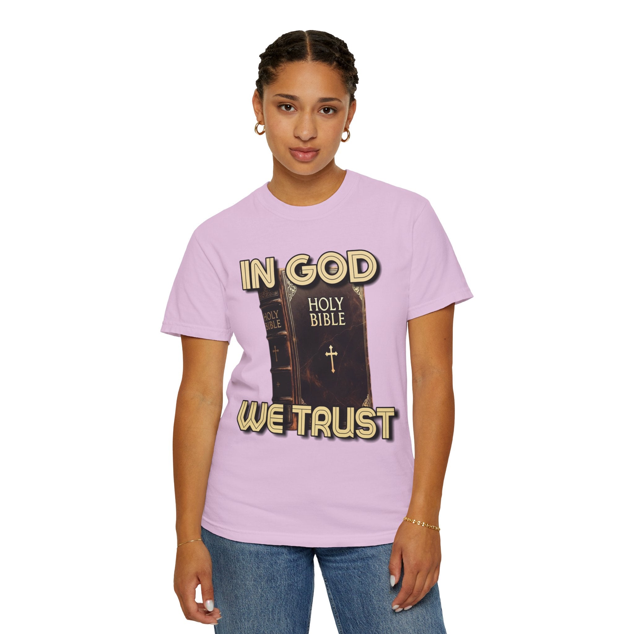 "In God We Trust" Faith Graphic Tee