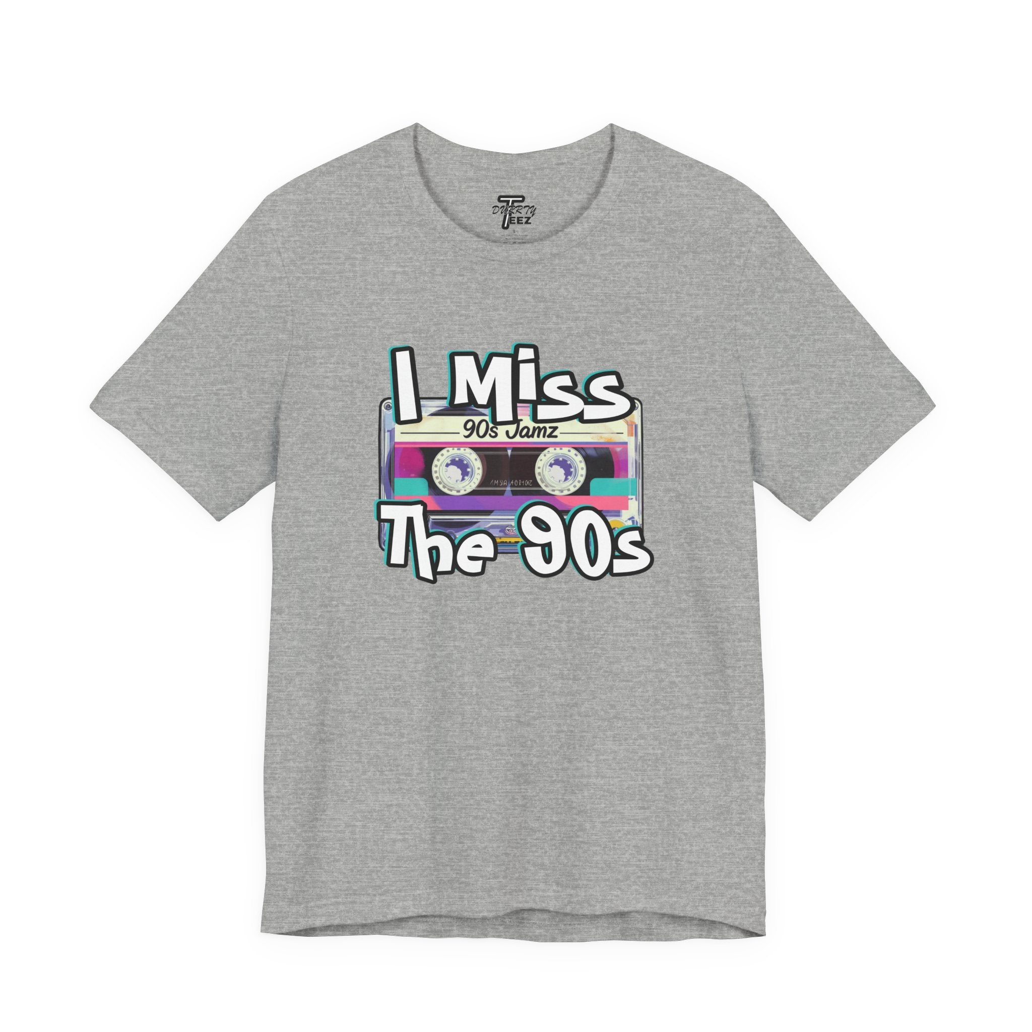 "I Miss The 90s" Retro Cassette Nostalgia Graphic Tee