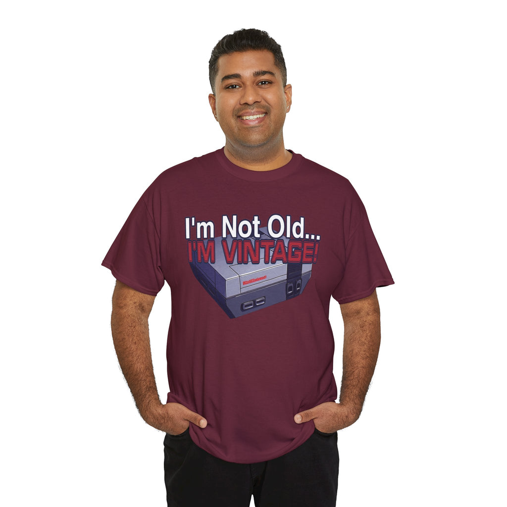"I'm Not Old... I'm Vintage" Retro Gaming T-Shirt