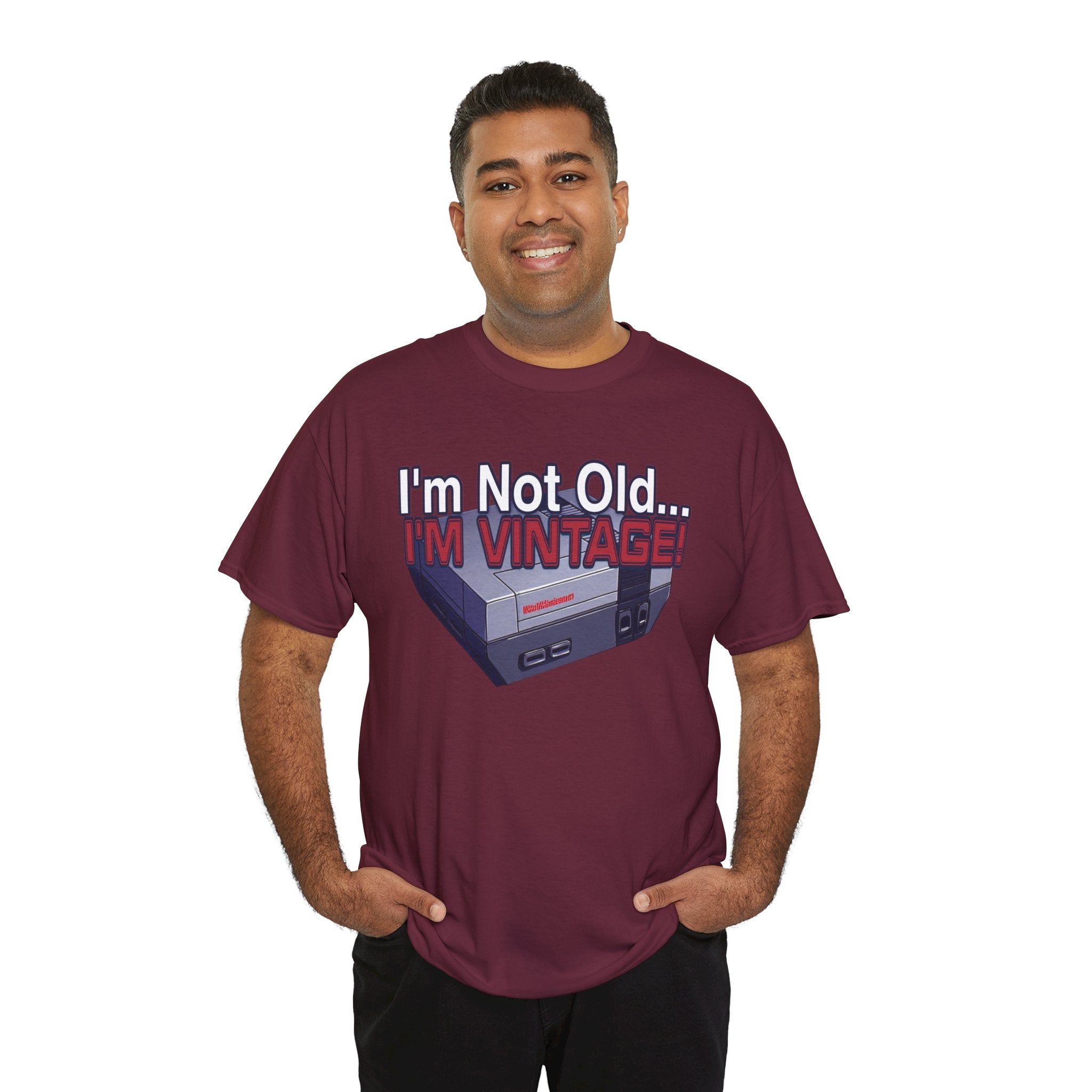 "I'm Not Old... I'm Vintage" Retro Gaming T-Shirt