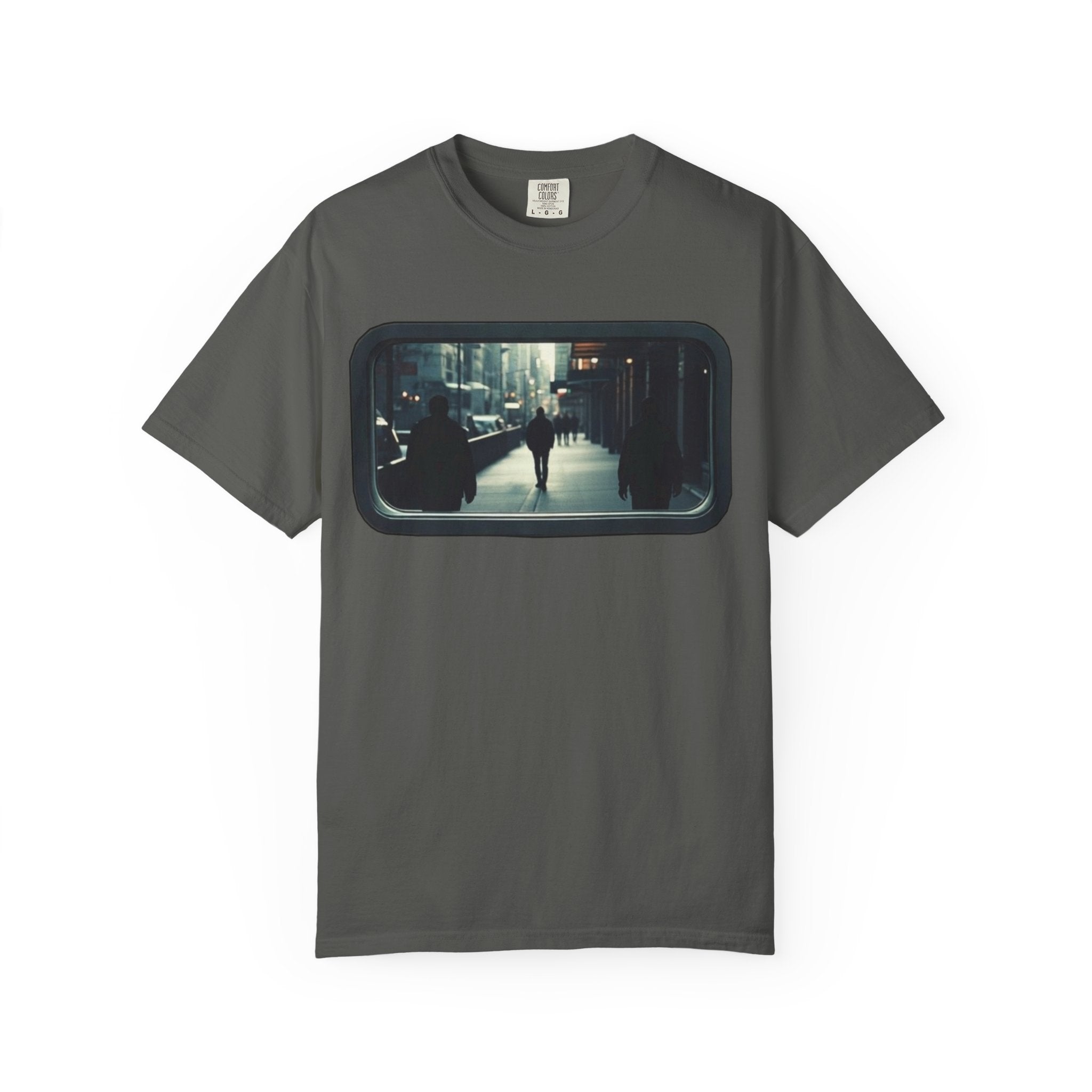 "Outside My Window" Urban Night Commuter Graphic Tee