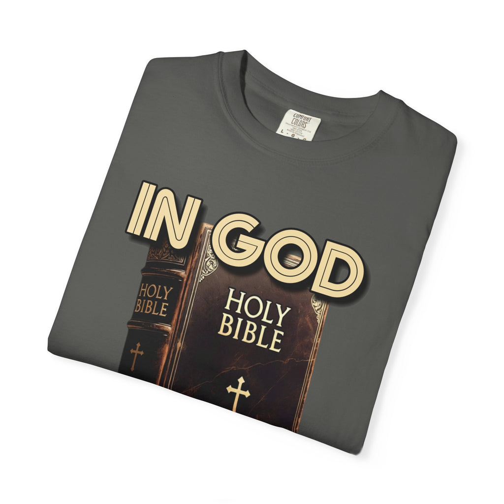 "In God We Trust" Faith Graphic Tee
