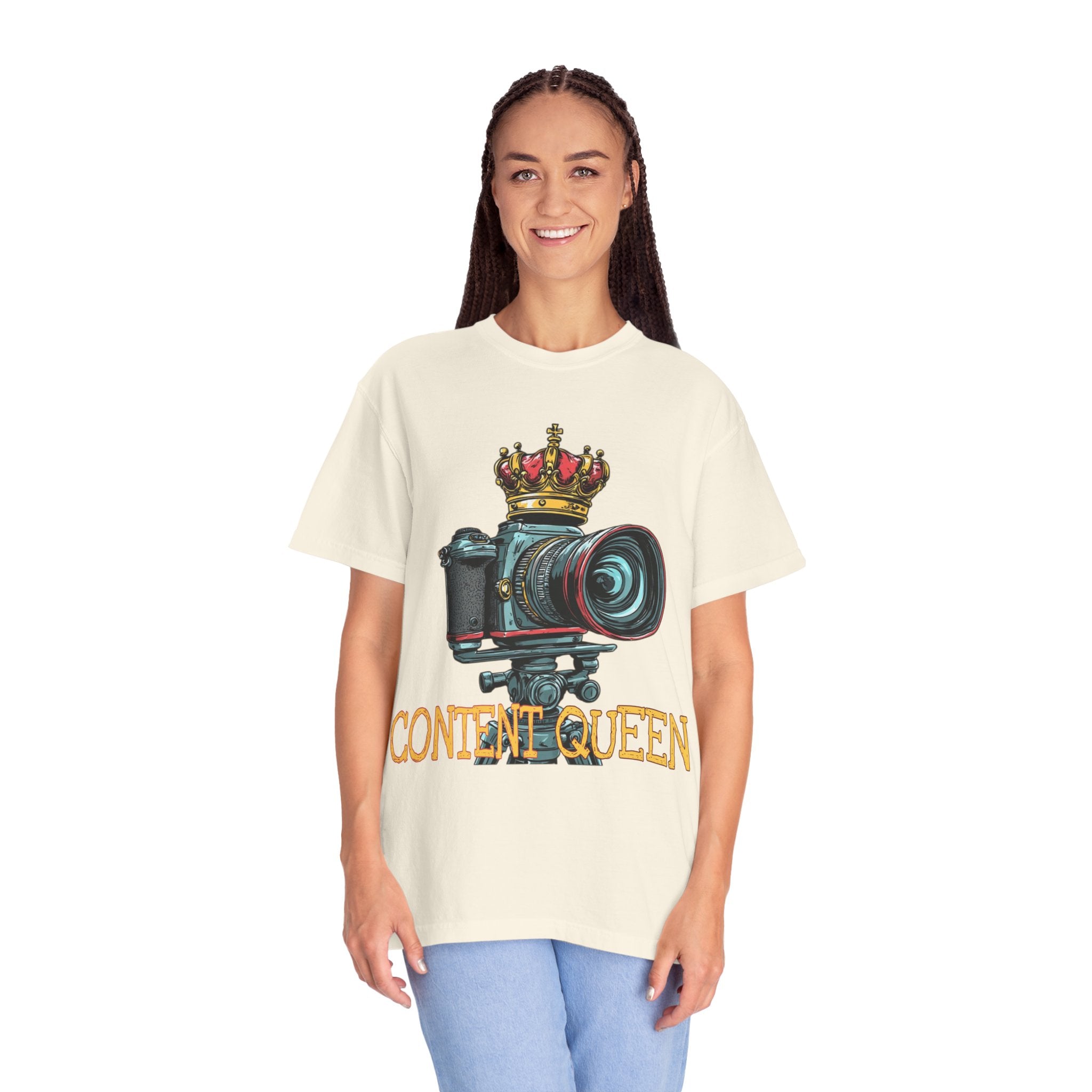 "Content Queen" Camera Graphic Tee
