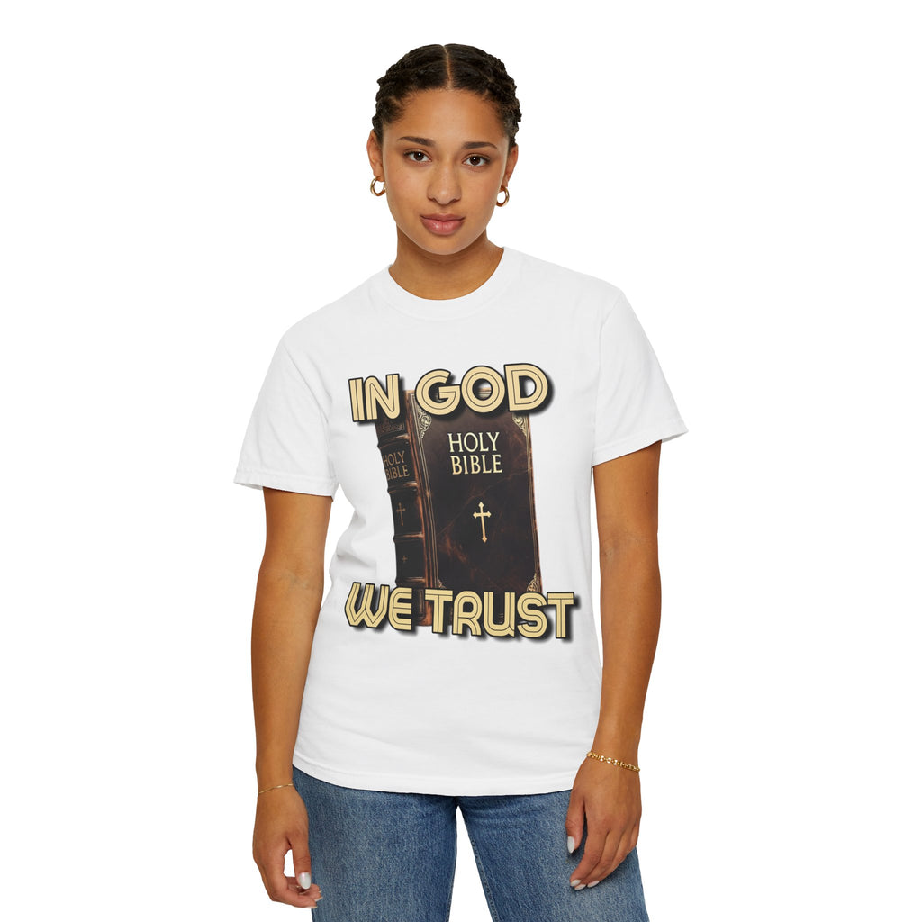 "In God We Trust" Faith Graphic Tee
