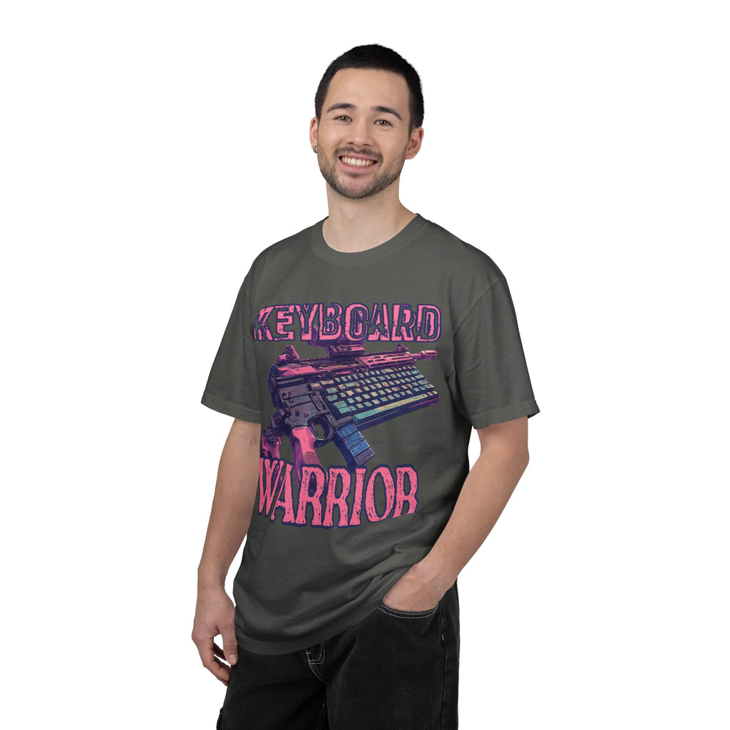 "Keyboard Warrior" Pink Graphic Tee