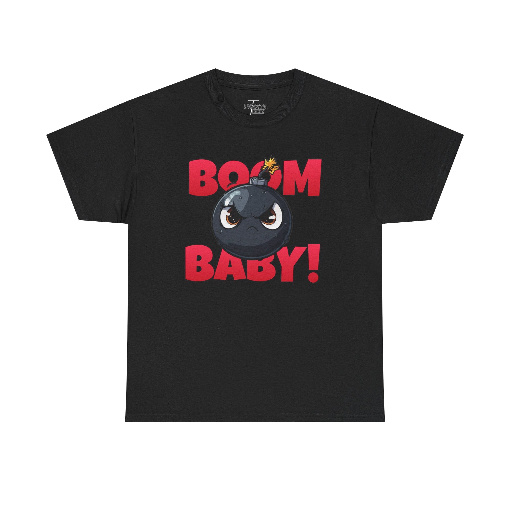 "Boom Baby!" Retro Cartoon Bomb Graphic Tee