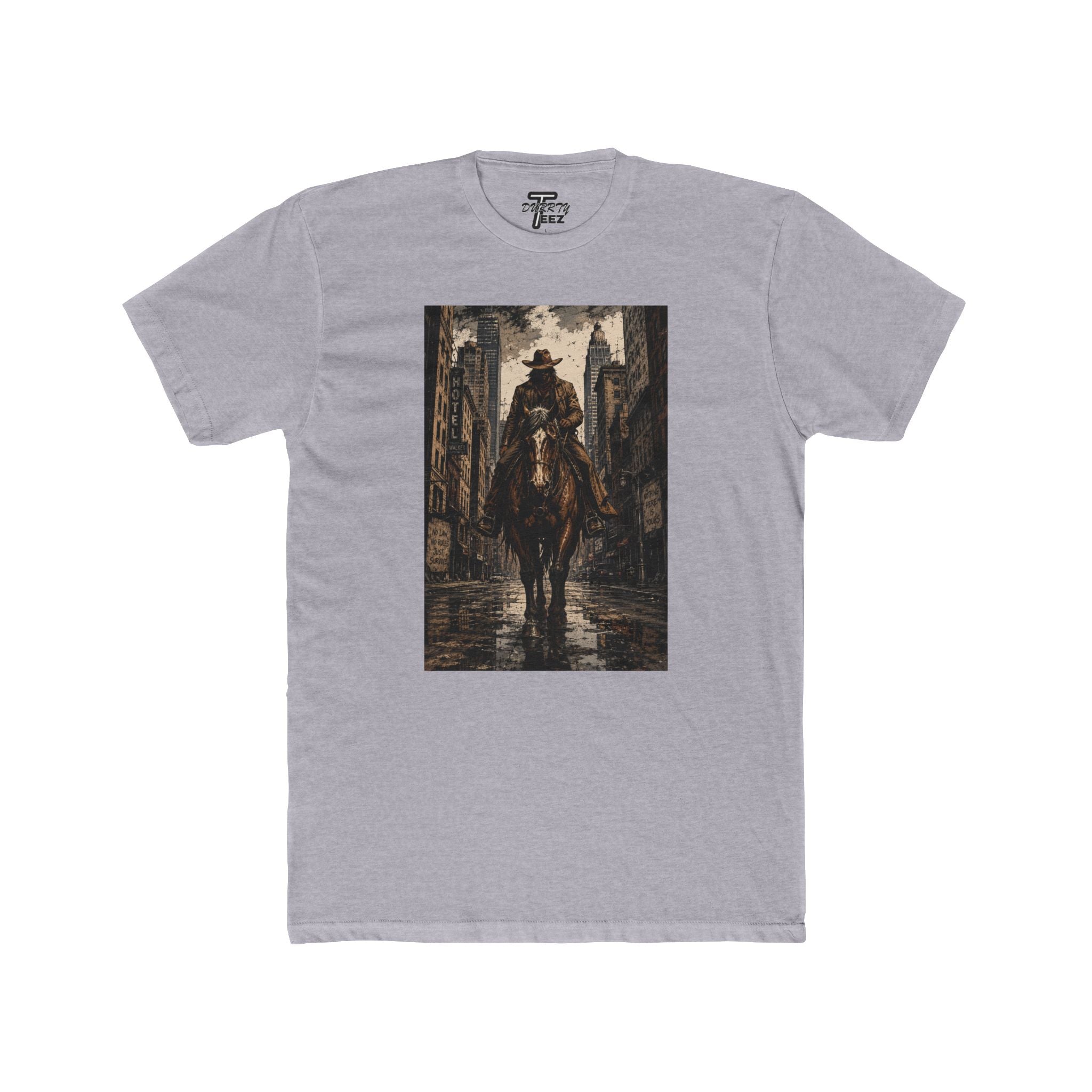 "Urban Cowboy" (No Words) Vintage Western Cowboy City Graphic Tee