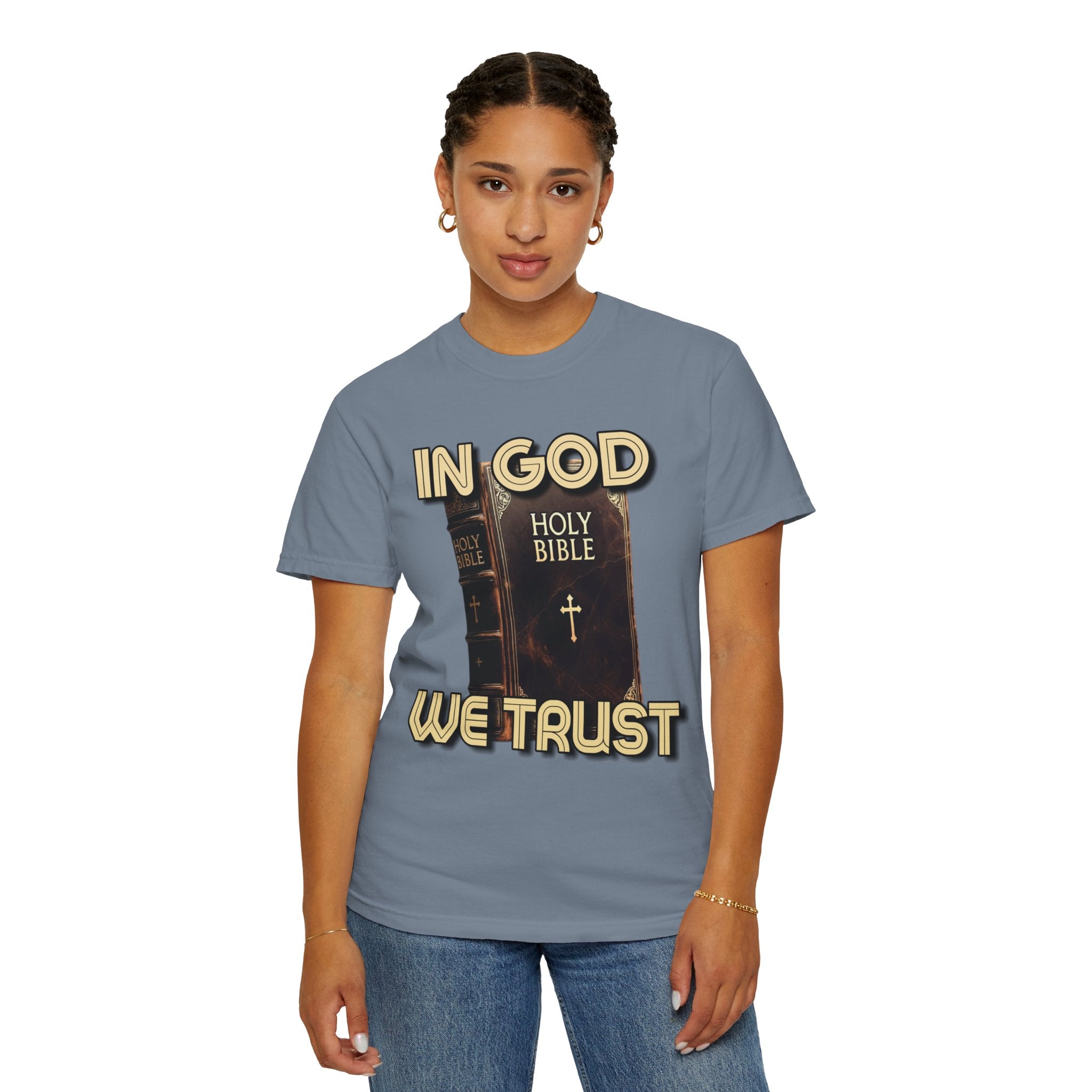 "In God We Trust" Faith Graphic Tee