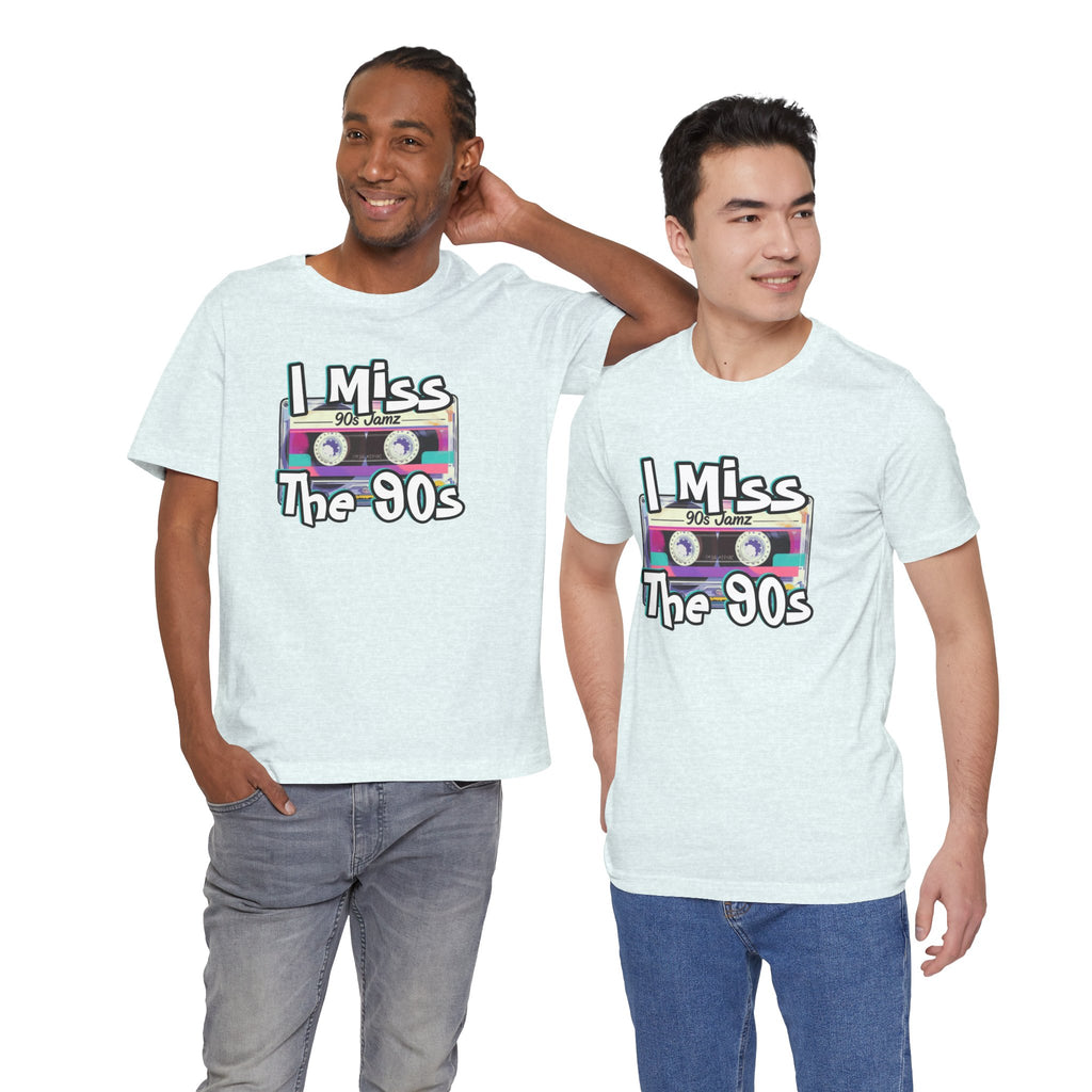 "I Miss The 90s" Retro Cassette Nostalgia Graphic Tee
