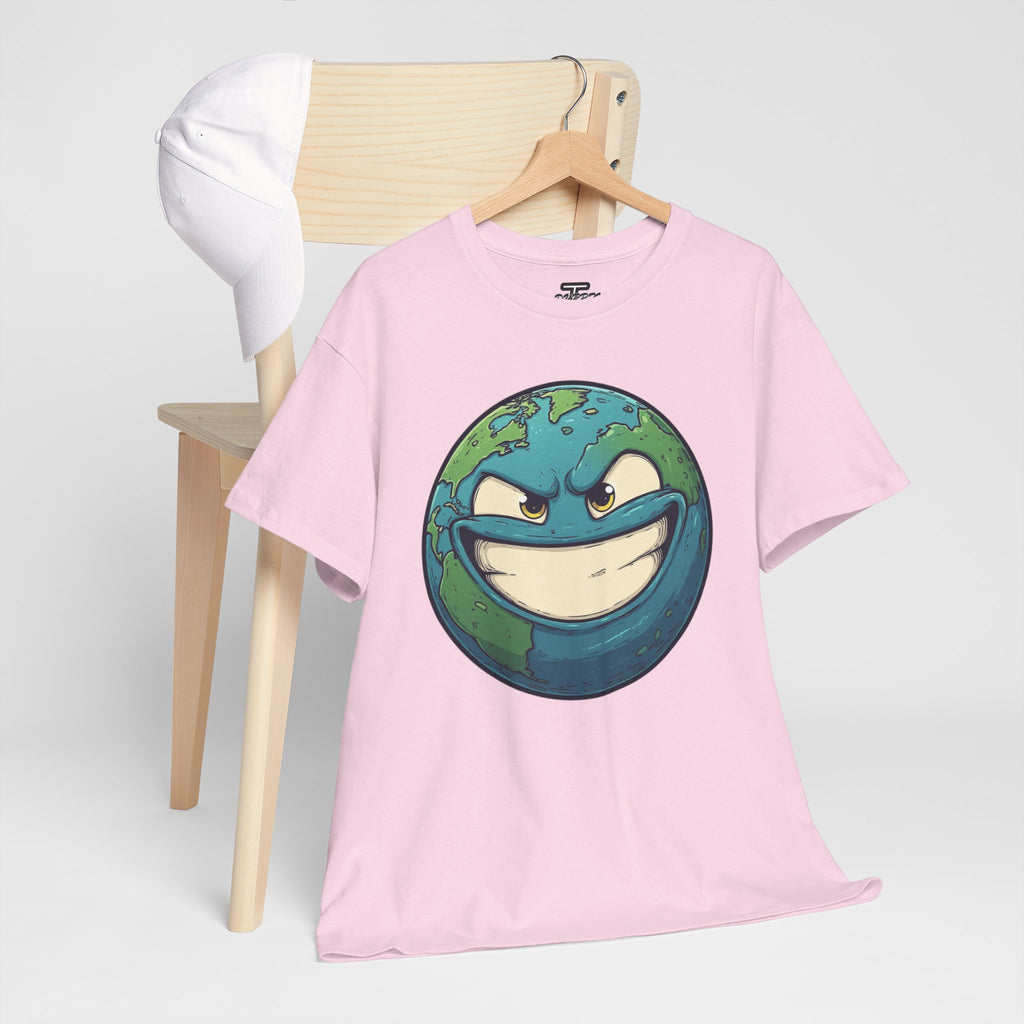 "Smirking Earth" Graphic Tee