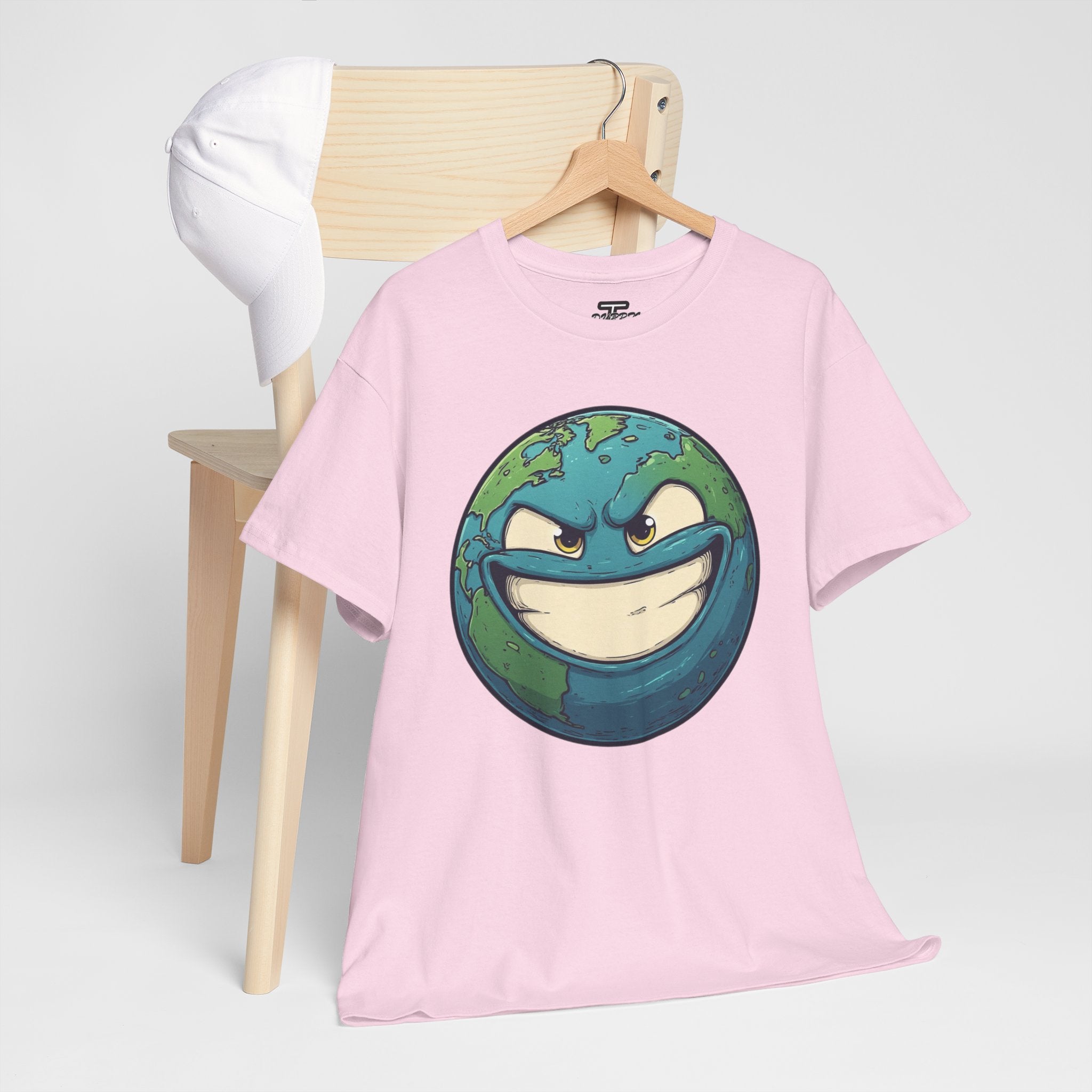 "Smirking Earth" Graphic Tee