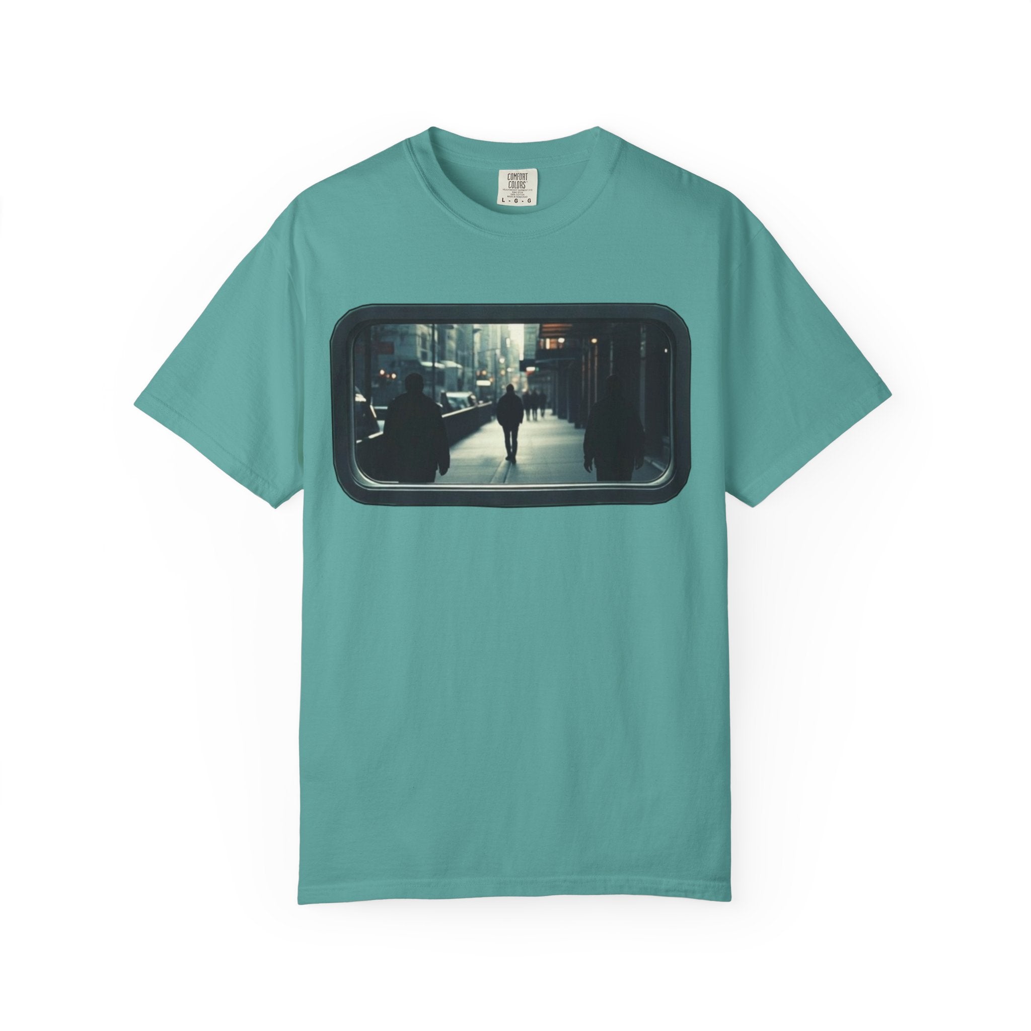 "Outside My Window" Urban Night Commuter Graphic Tee