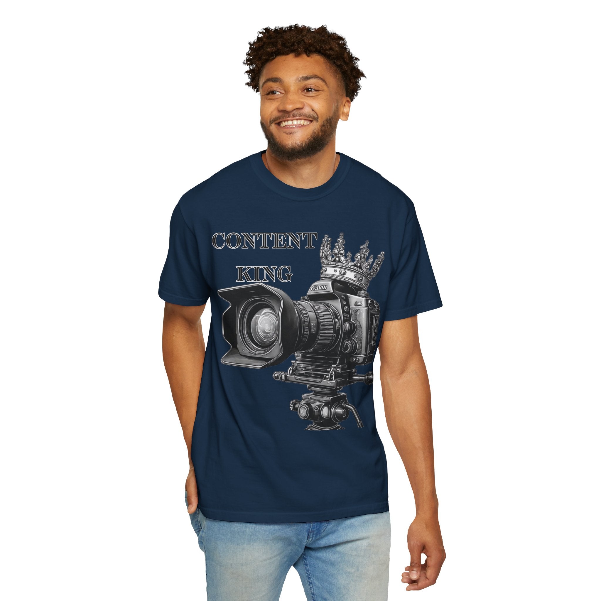"Content King" Camera Graphic Tee