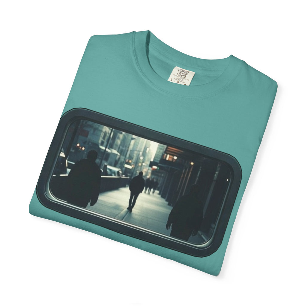 "Outside My Window" Urban Night Commuter Graphic Tee