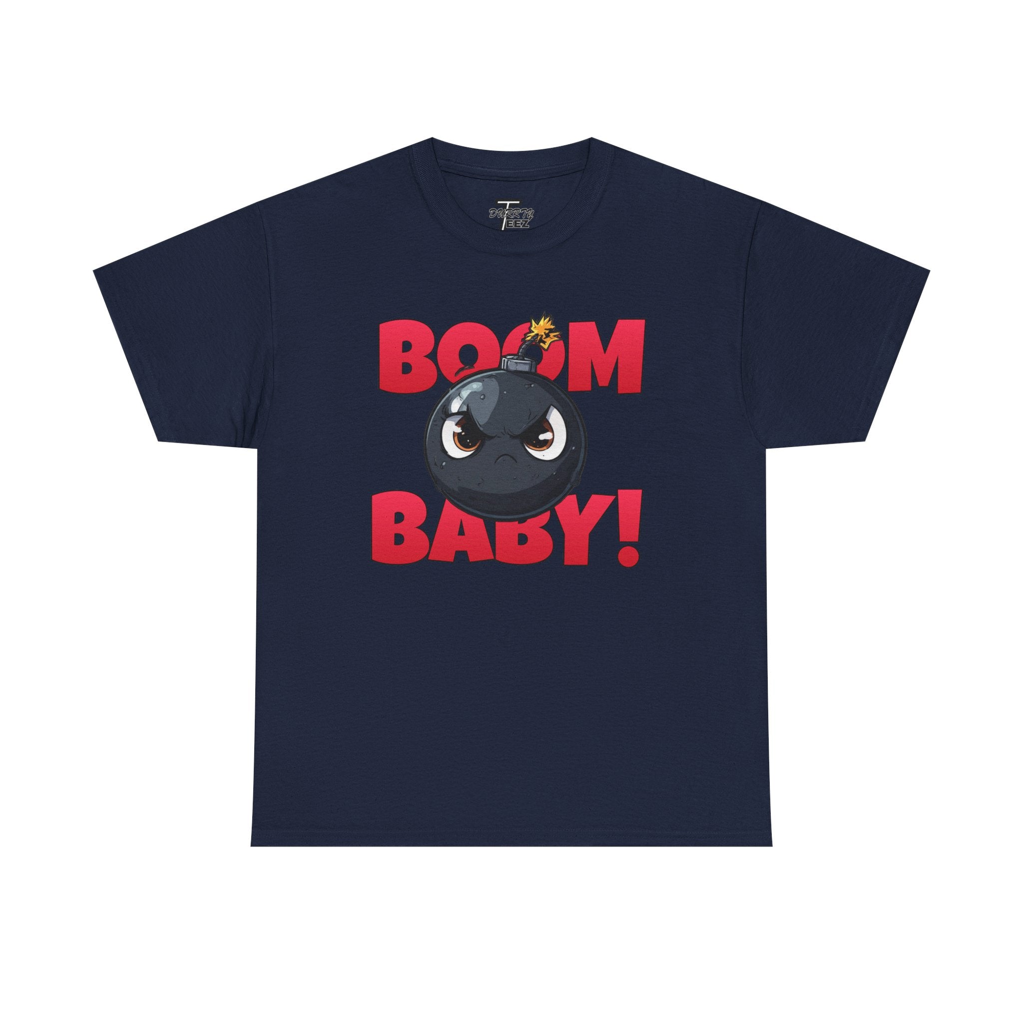 "Boom Baby!" Retro Cartoon Bomb Graphic Tee