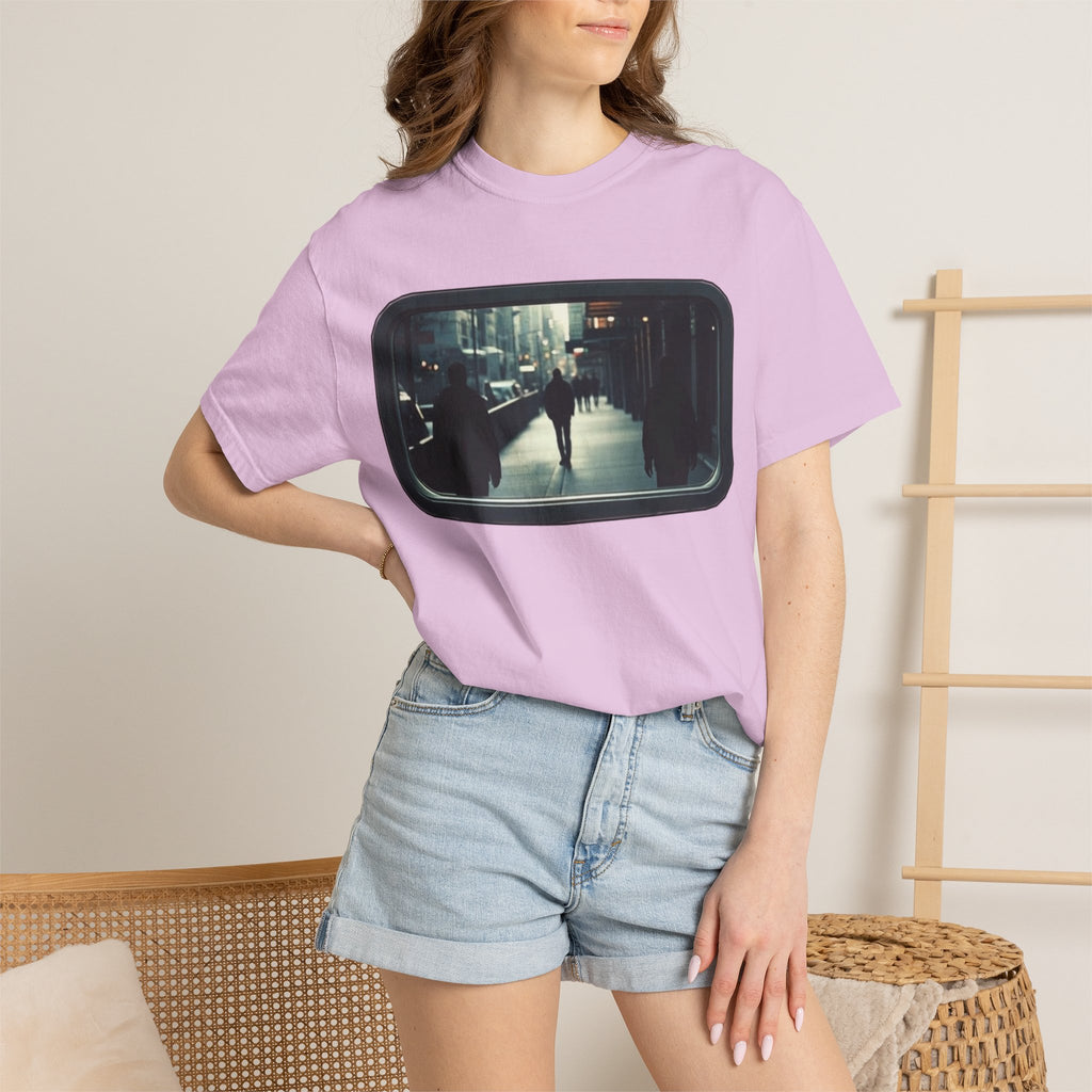 "Outside My Window" Urban Night Commuter Graphic Tee
