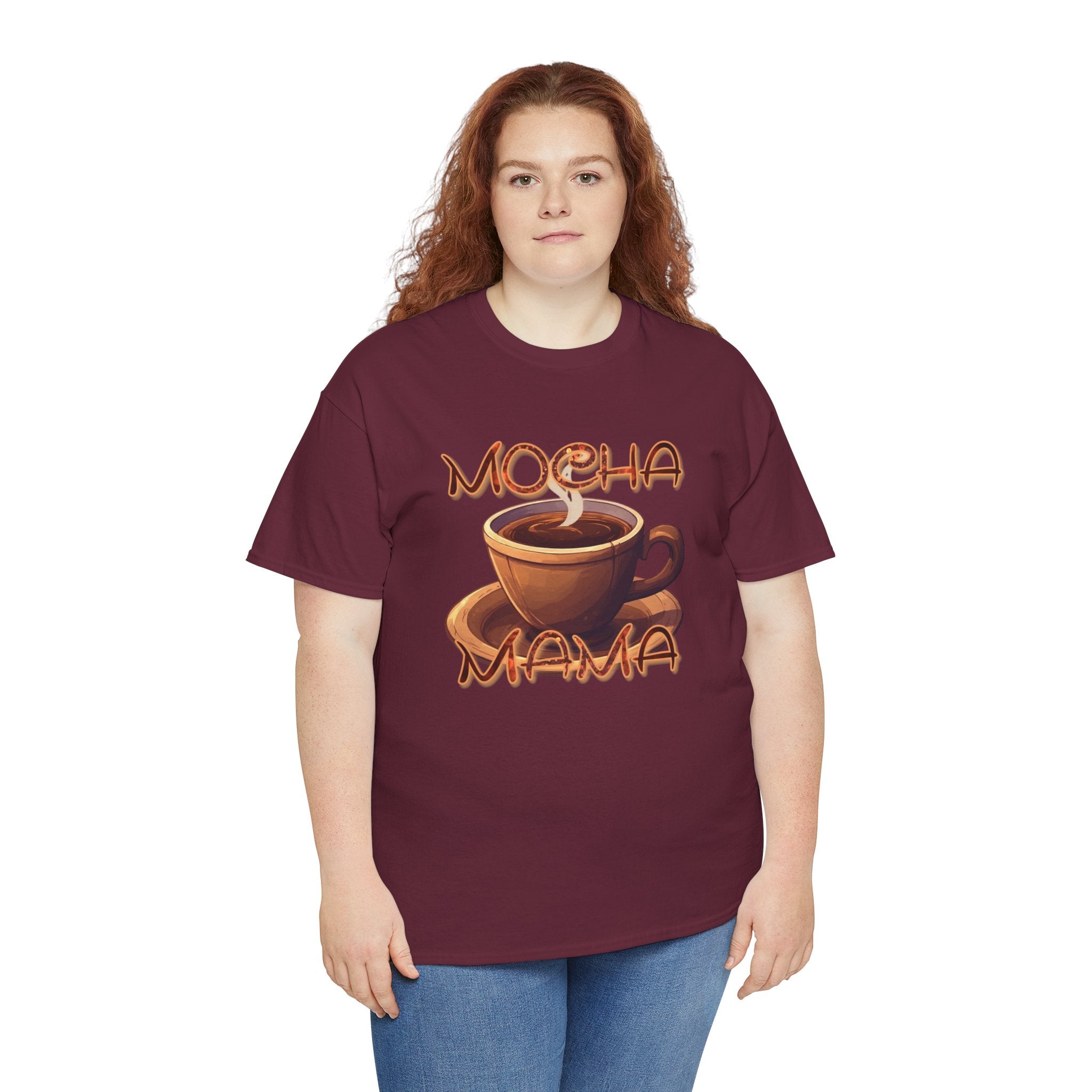 "Mocha Mama" — Coffee Lover Graphic Tee