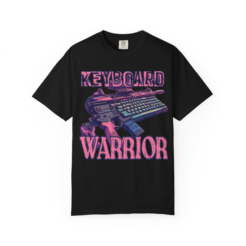 "Keyboard Warrior" Pink Graphic Tee