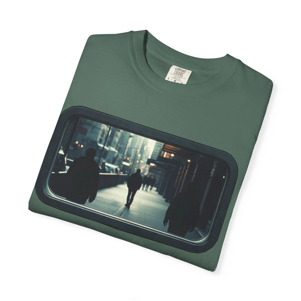 "Outside My Window" Urban Night Commuter Graphic Tee