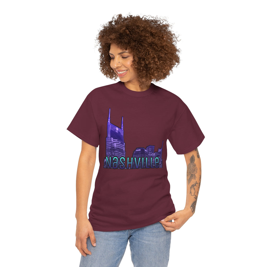 "Nashville Skyline" - Nashville Tennessee Graphic Tee