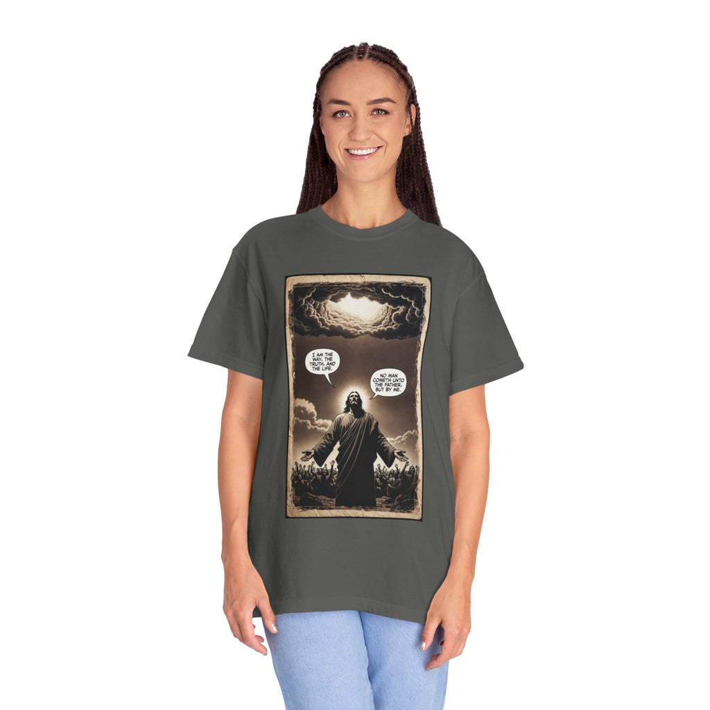 Jesus Comic Panel "I Am The Way" Graphic Tee