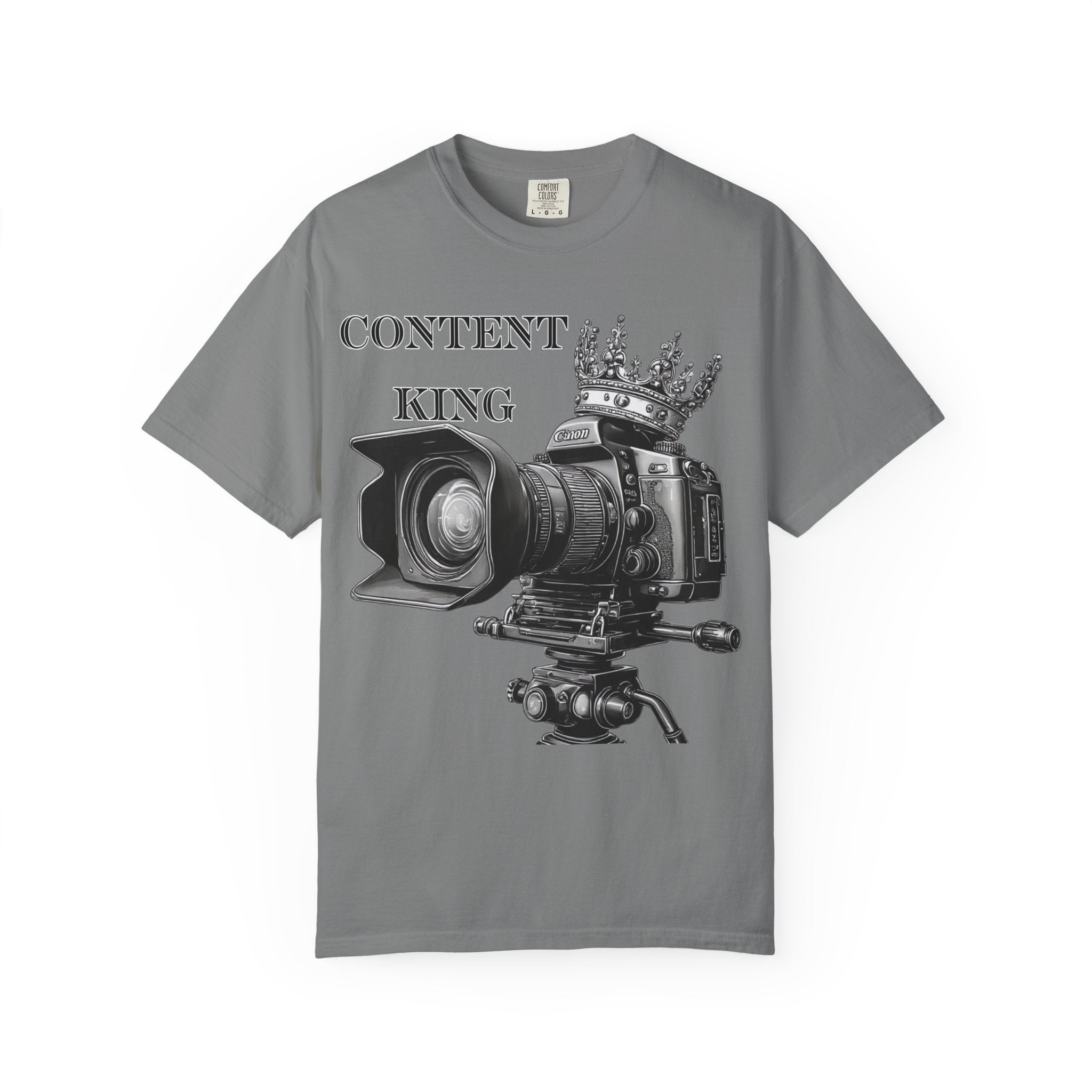 "Content King" Camera Graphic Tee
