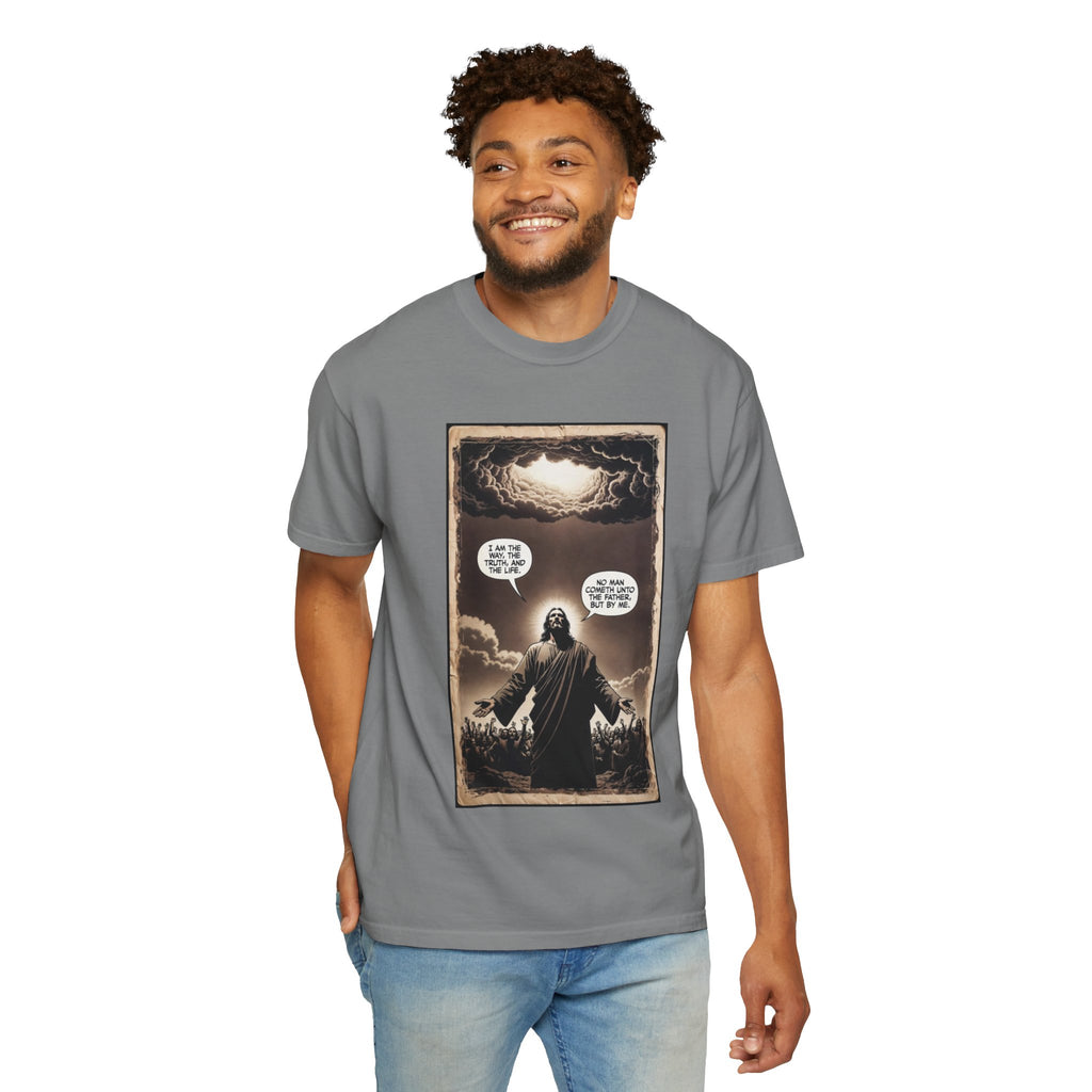 Jesus Comic Panel "I Am The Way" Graphic Tee