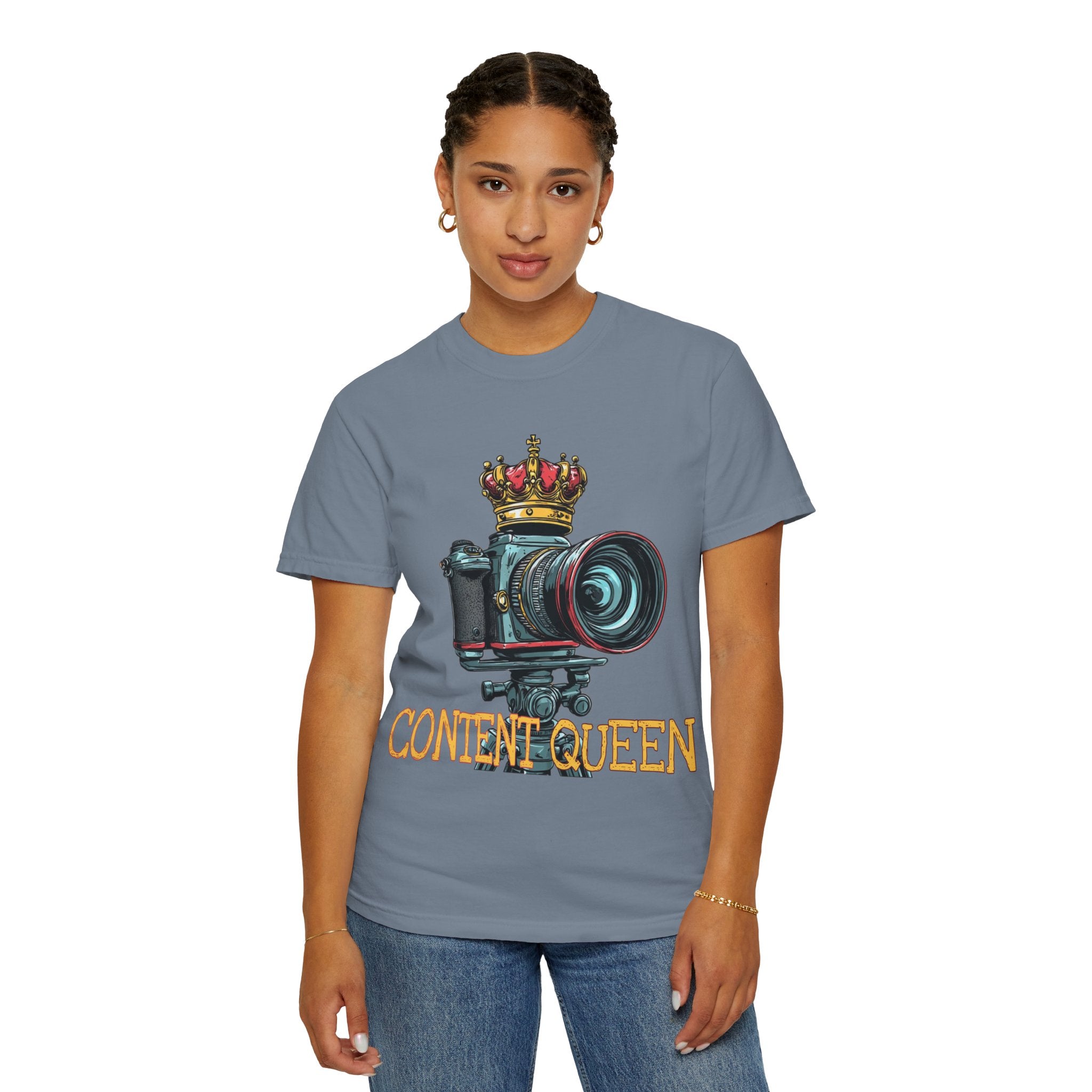 "Content Queen" Camera Graphic Tee