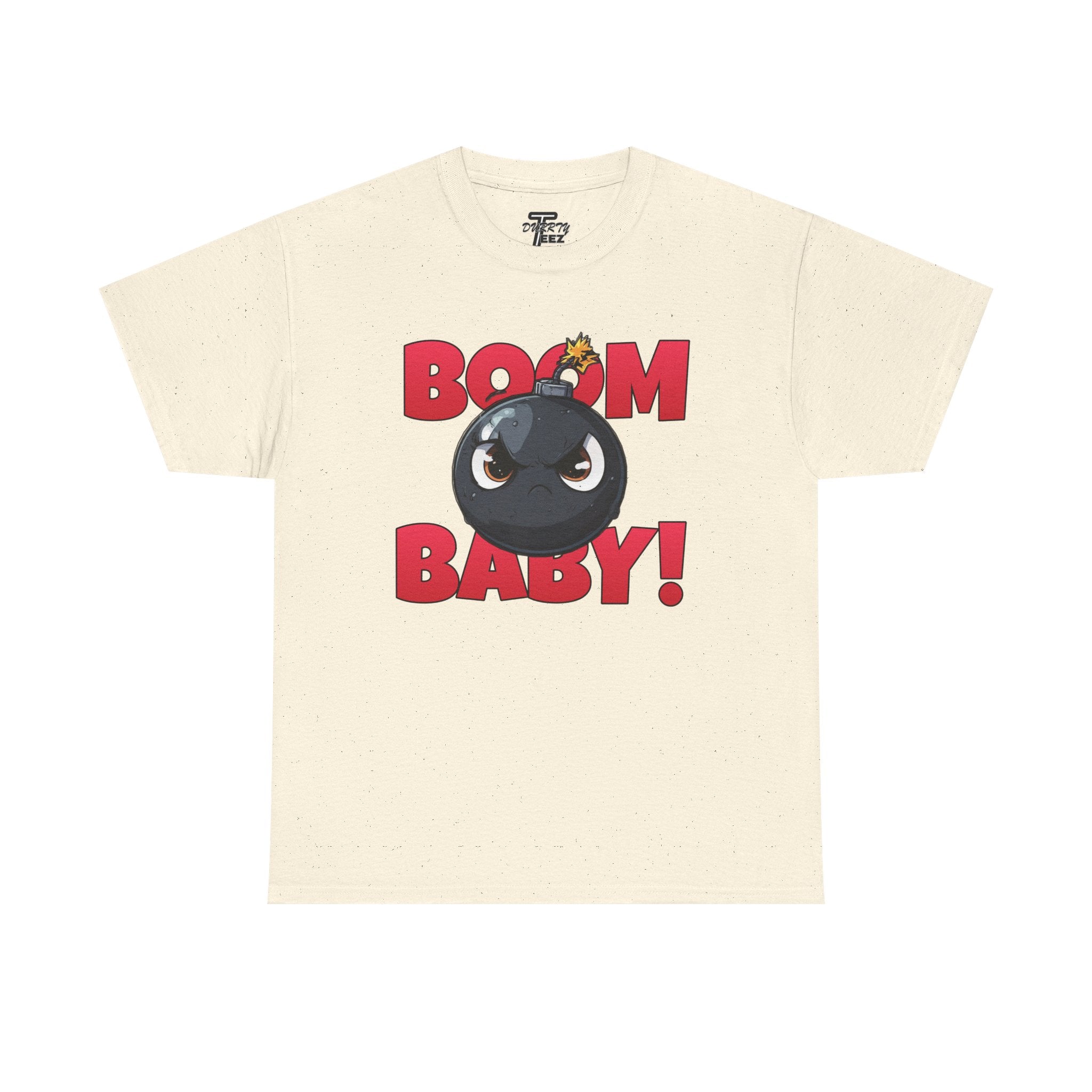 "Boom Baby!" Retro Cartoon Bomb Graphic Tee