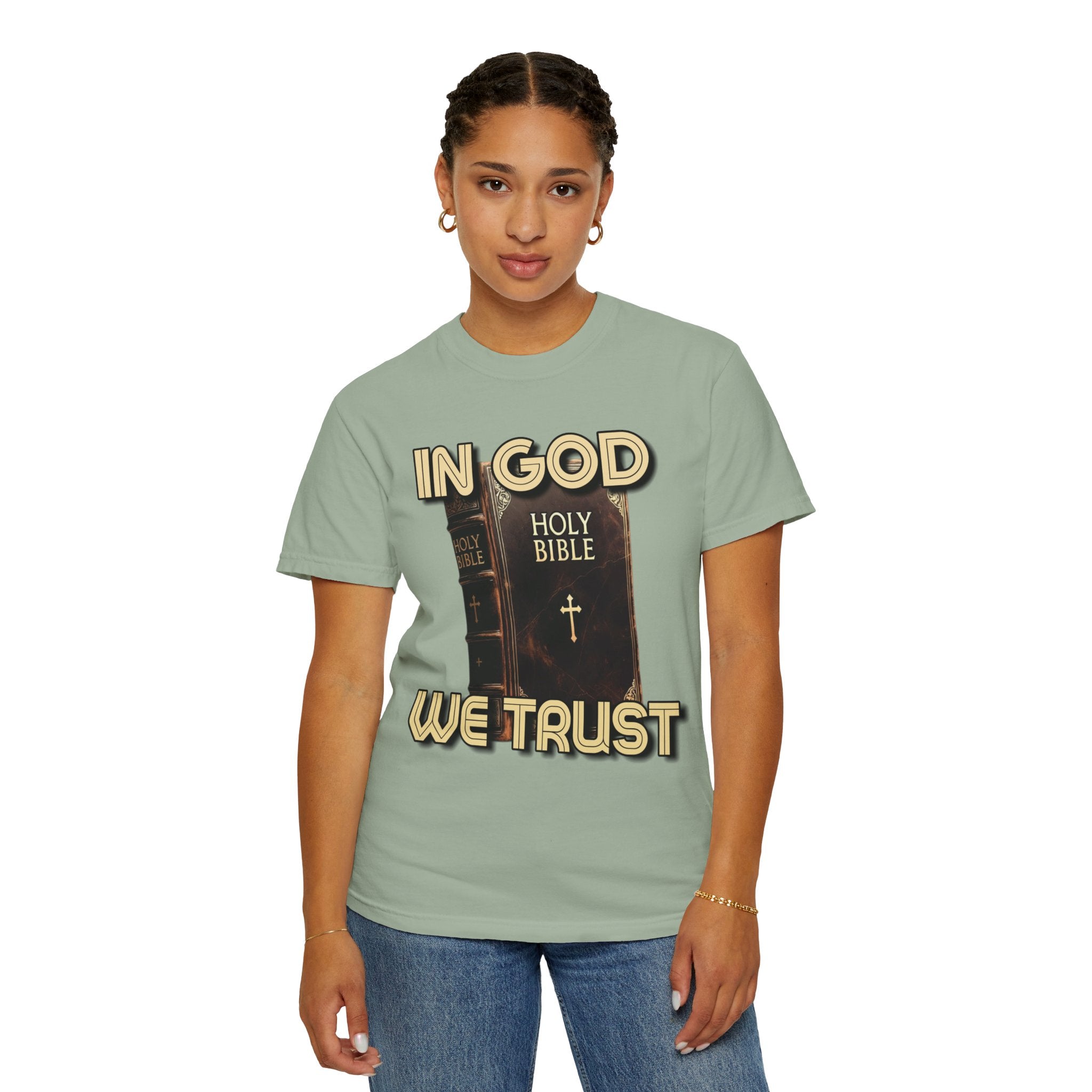 "In God We Trust" Faith Graphic Tee