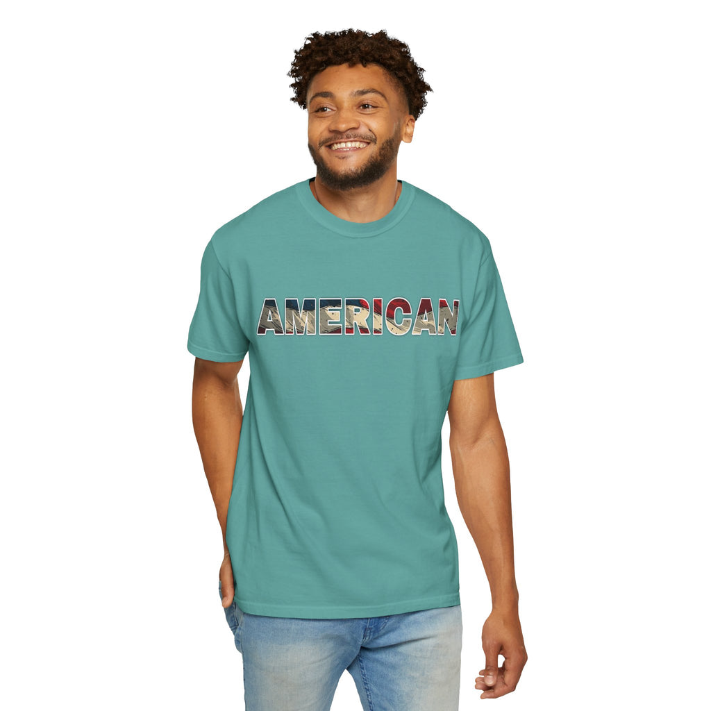 'AMERICAN' Patriotic Graphic Tee