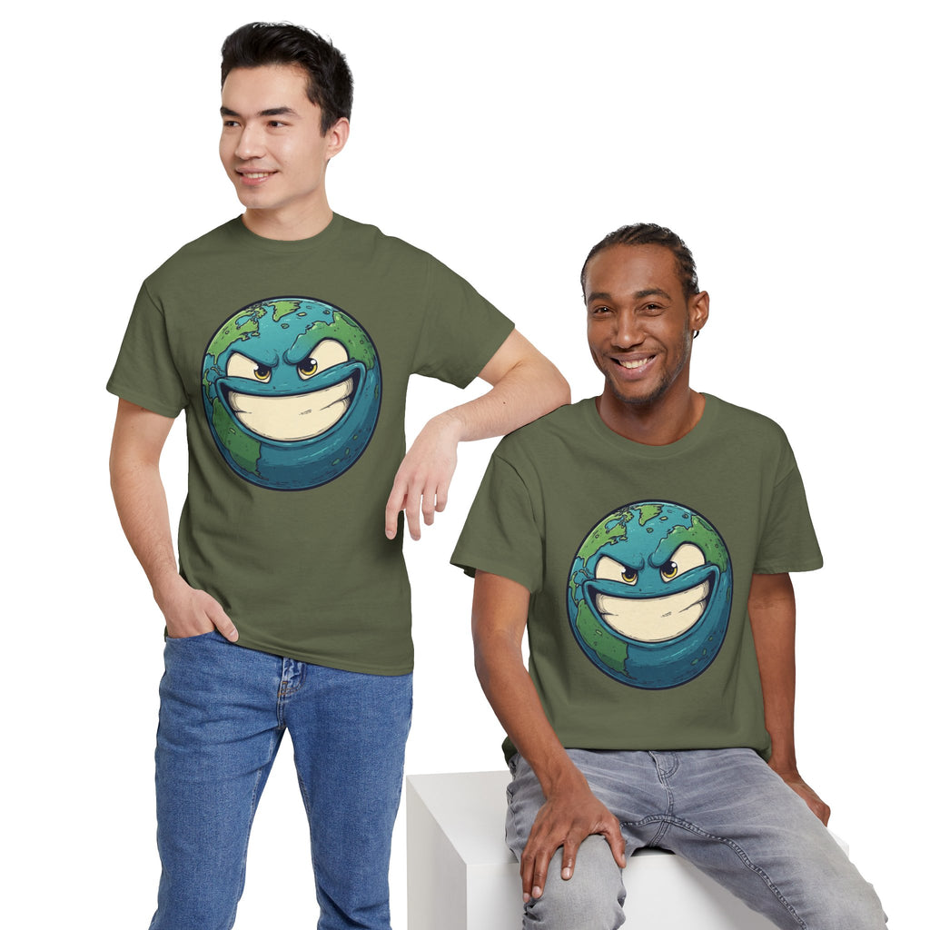 "Smirking Earth" Graphic Tee