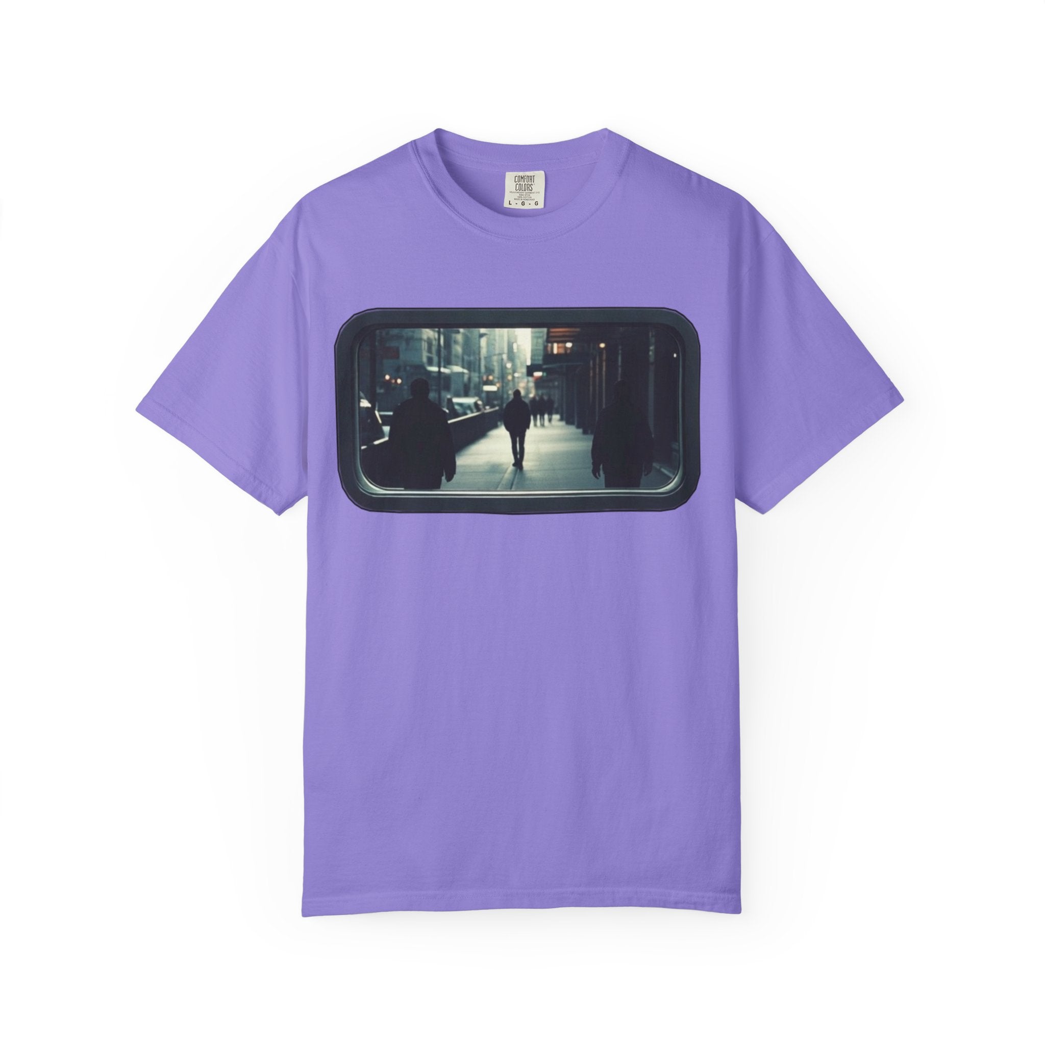 "Outside My Window" Urban Night Commuter Graphic Tee