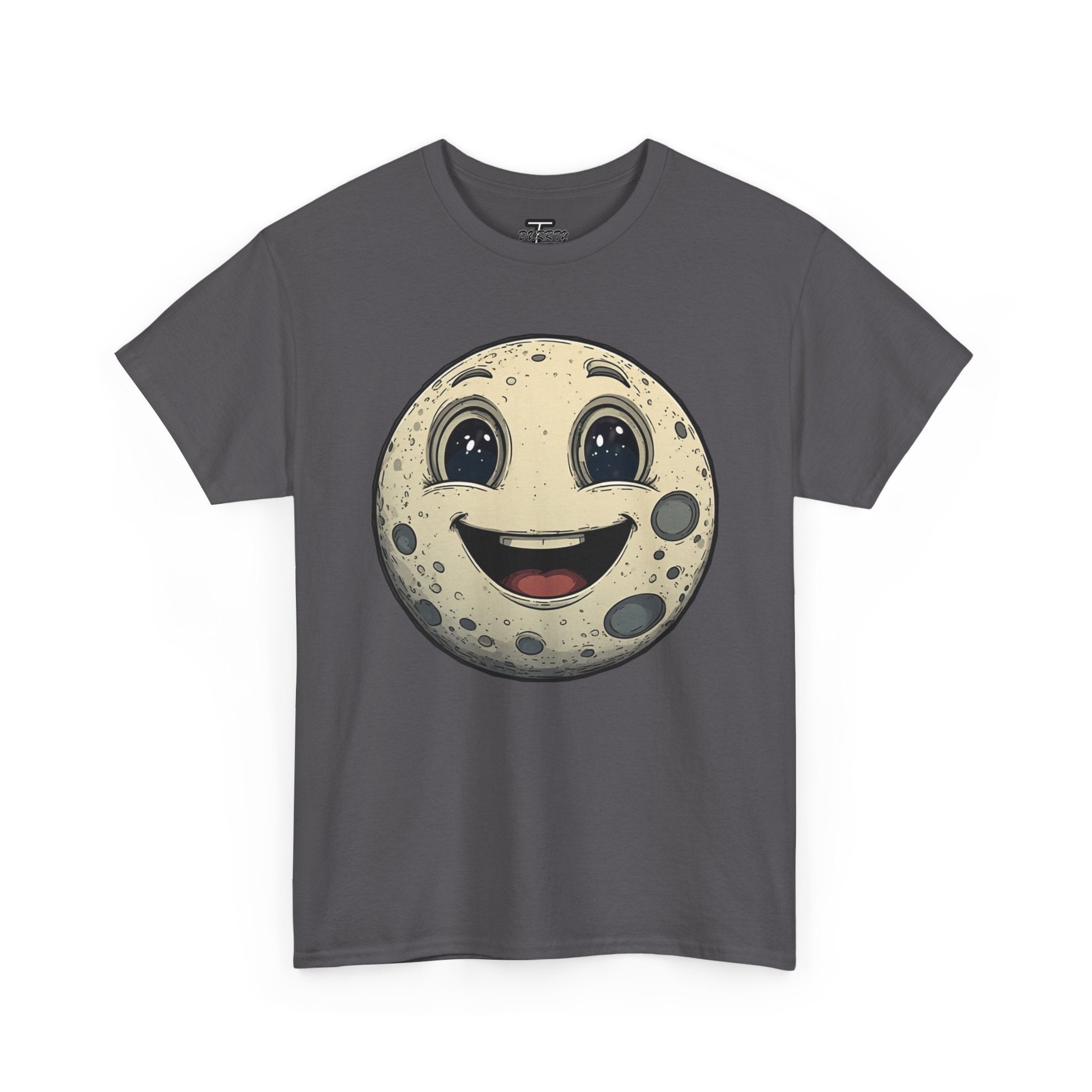 Happy Moonface T-Shirt — Cute Vintage Moon